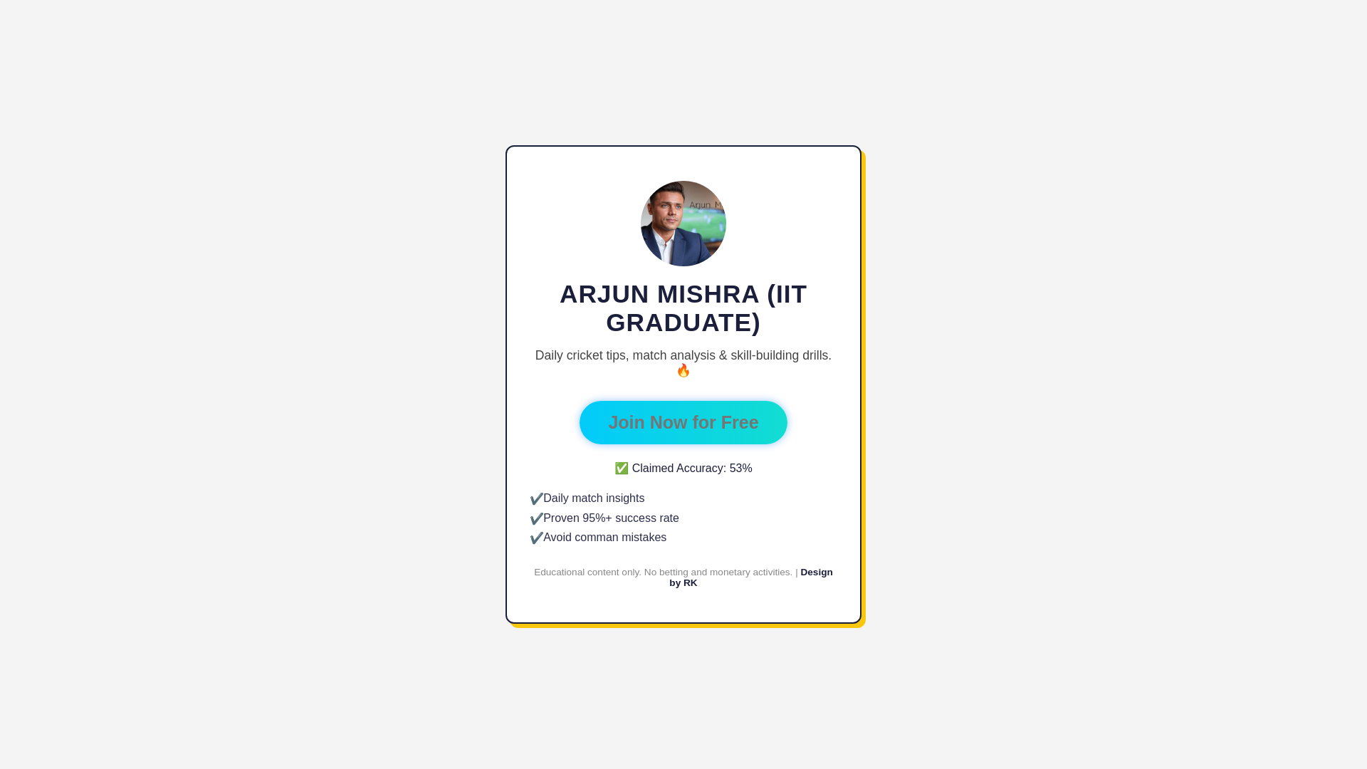 website screenshot of https://arjunmishra.pages.dev/