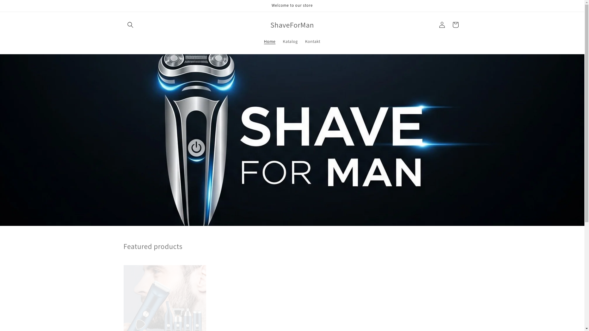website screenshot of https://shaveforman.com/