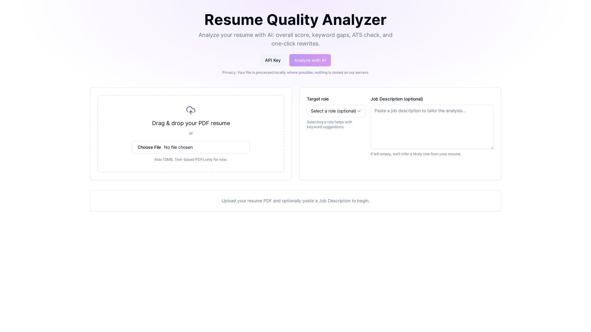 website screenshot of https://skill-gap-detector.pages.dev/