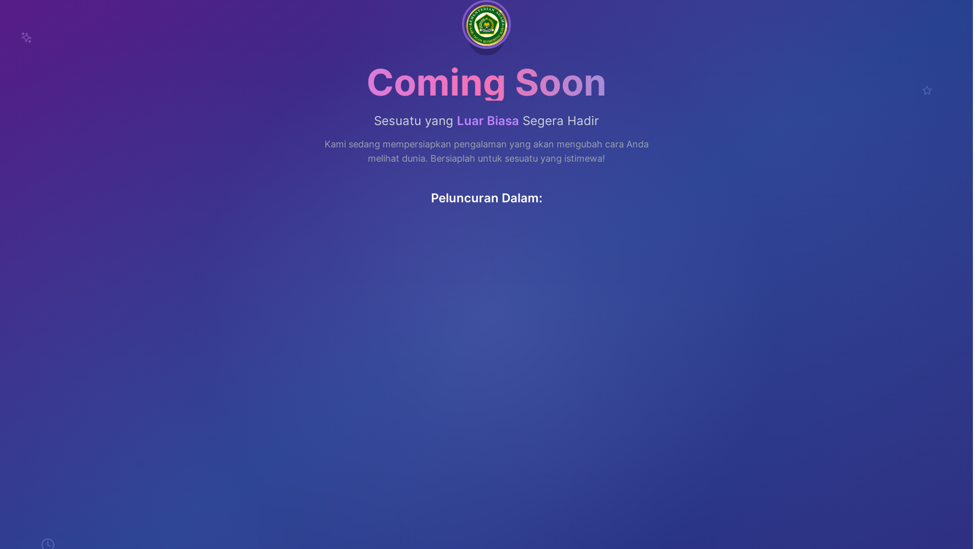website screenshot of https://kemenagoki.id/