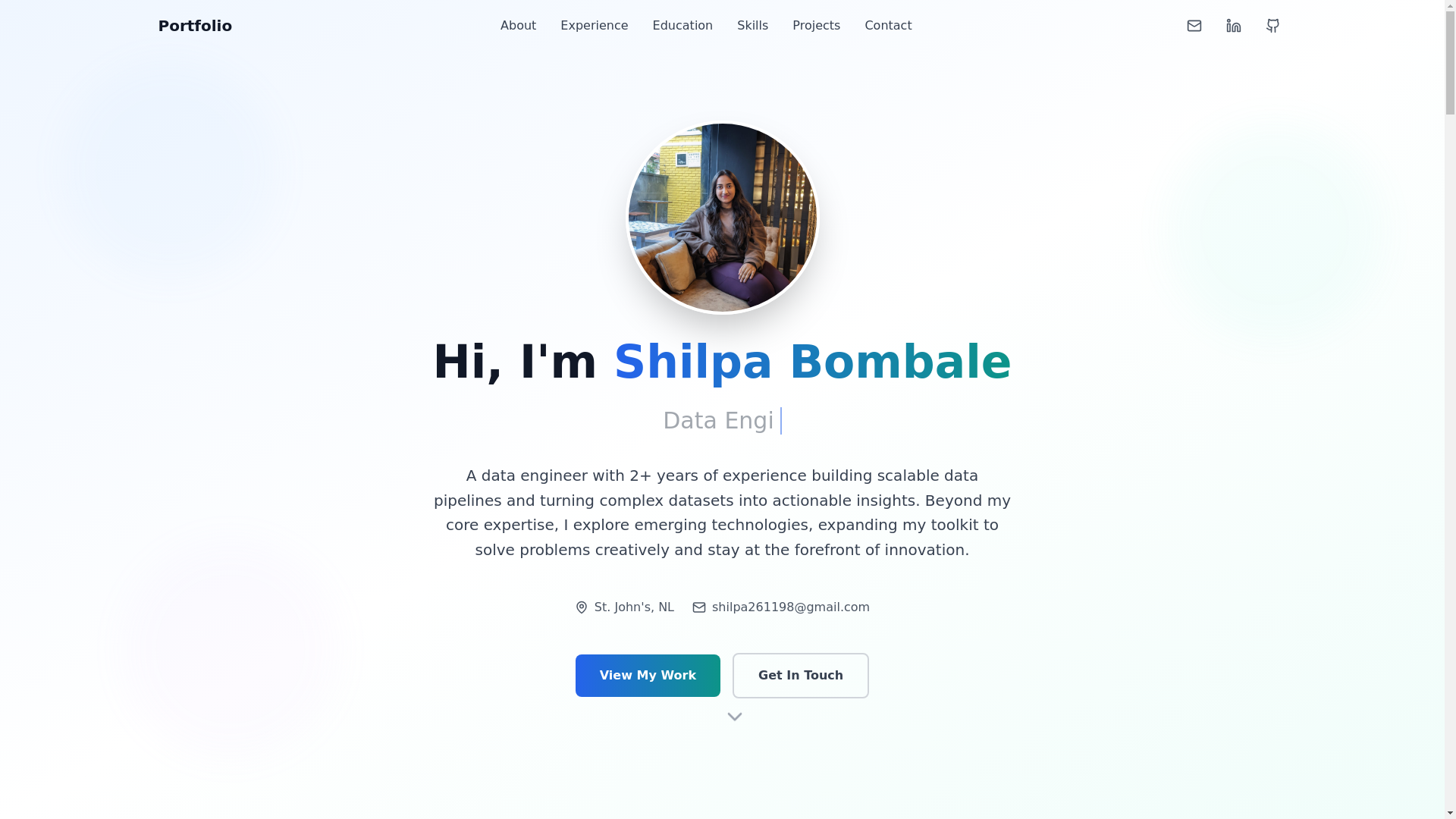 website screenshot of https://shilpabombale.com/