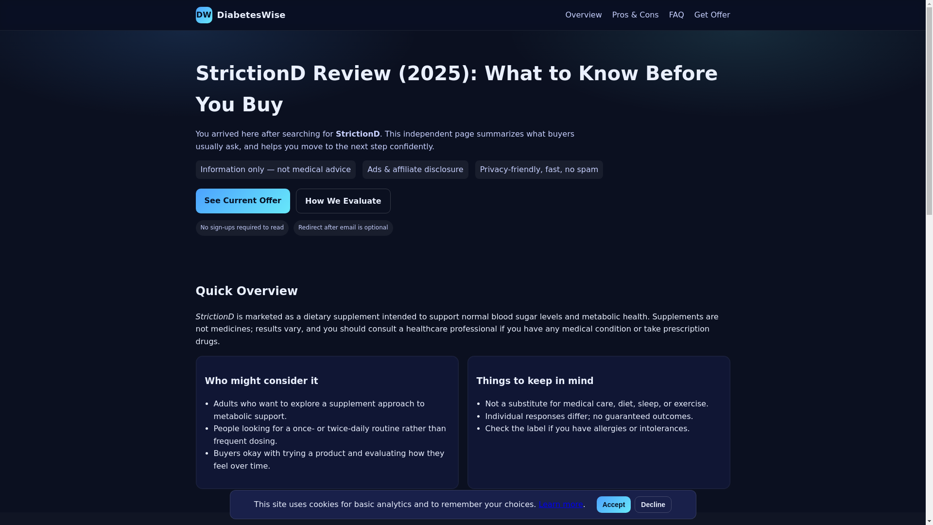 website screenshot of https://strictiond.pages.dev/