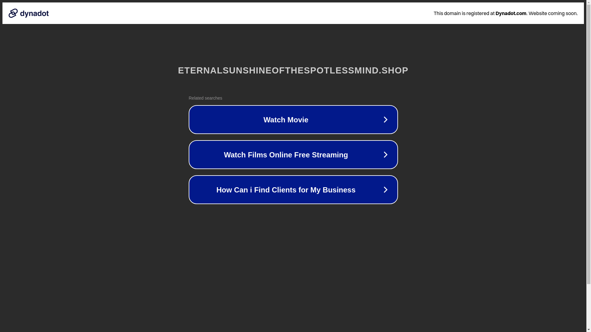 website screenshot of https://eternalsunshineofthespotlessmind.shop/