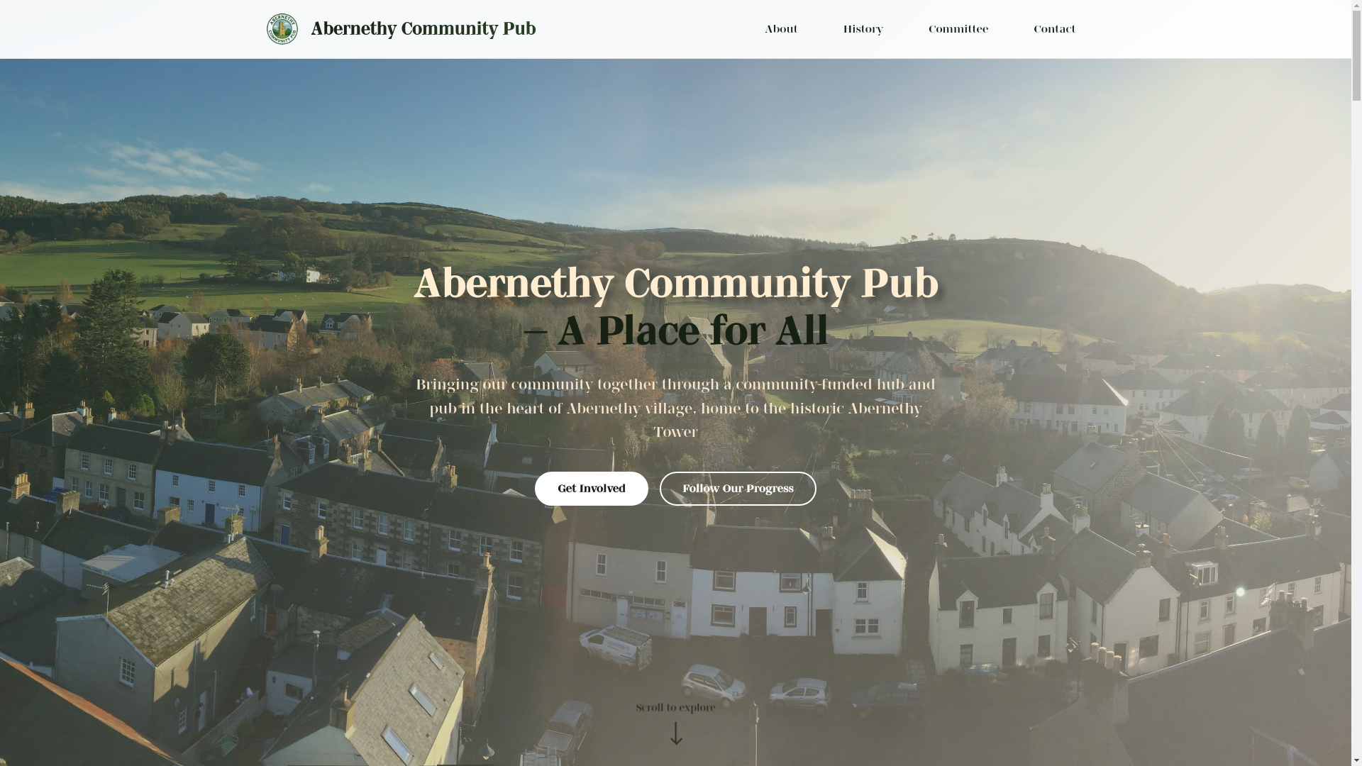 website screenshot of https://abernethy-pub.co.uk/
