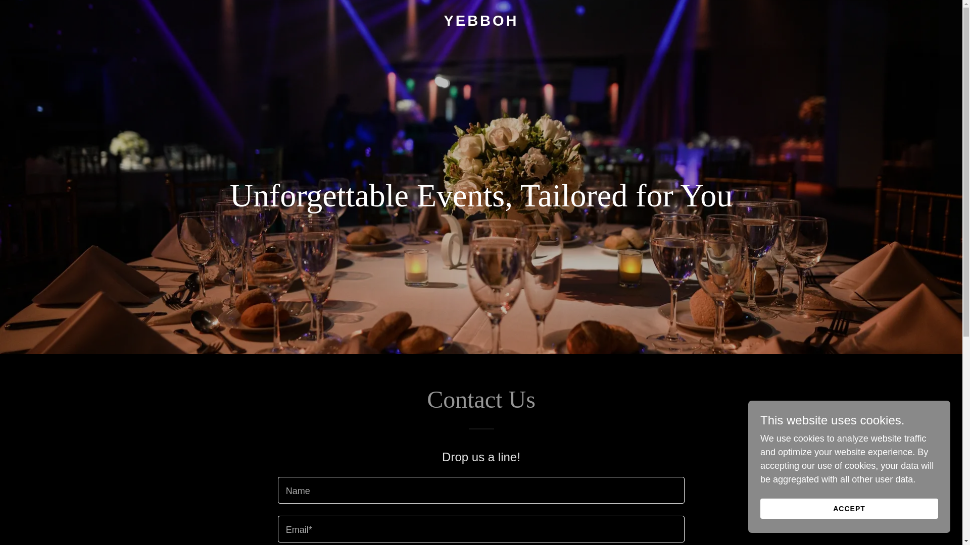website screenshot of https://yebboh.com/