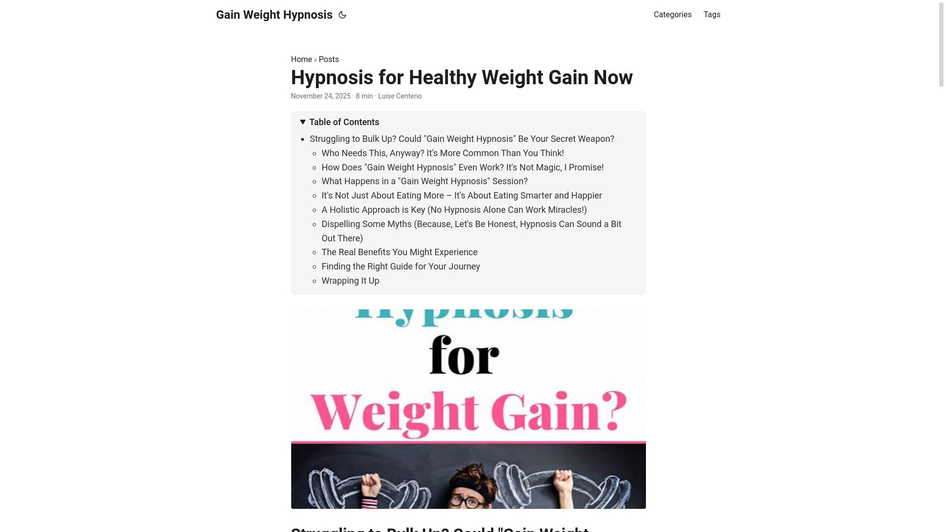 website screenshot of https://gainweighthypnosis3.pages.dev/