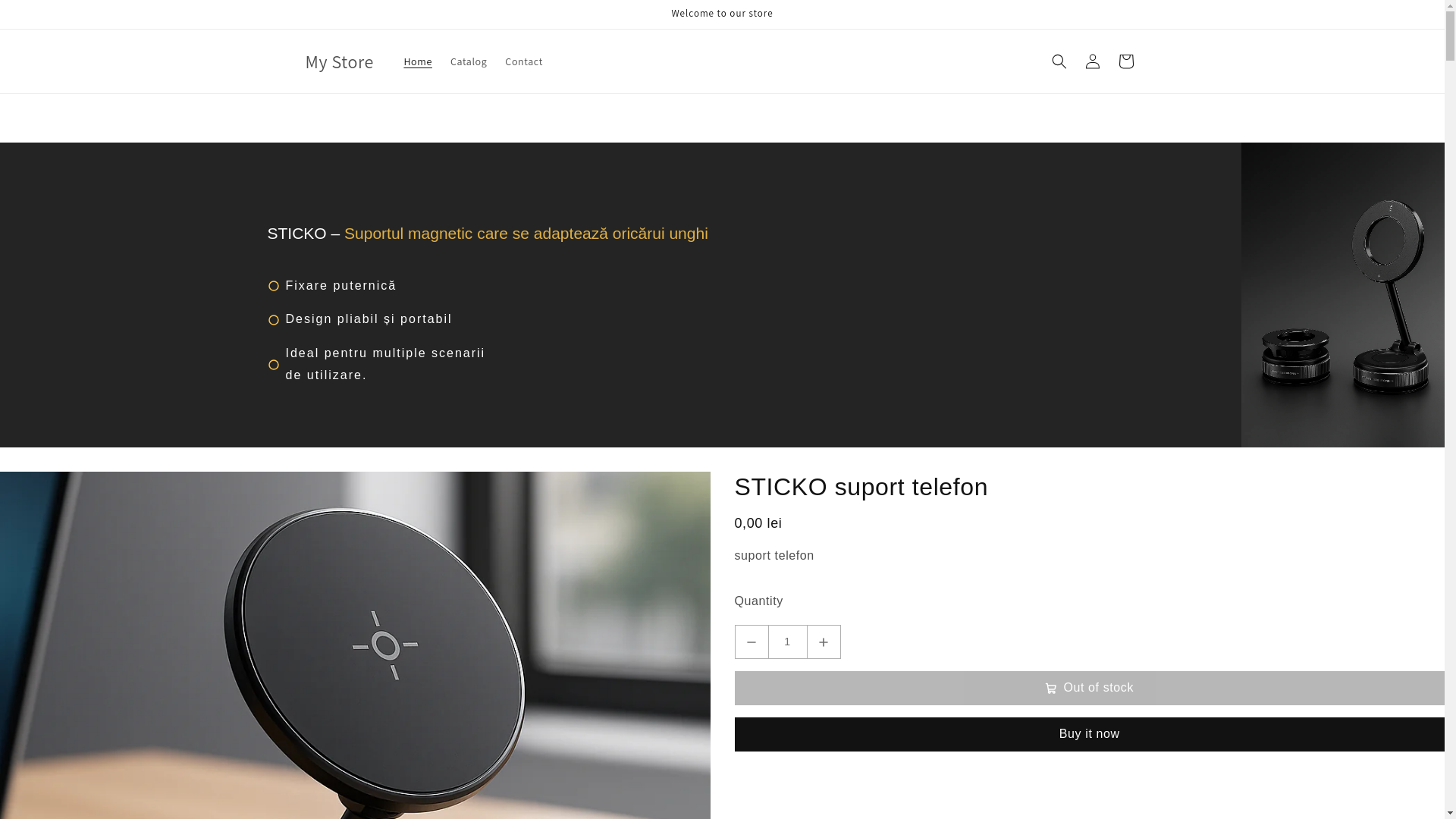 website screenshot of https://sticko.ro/