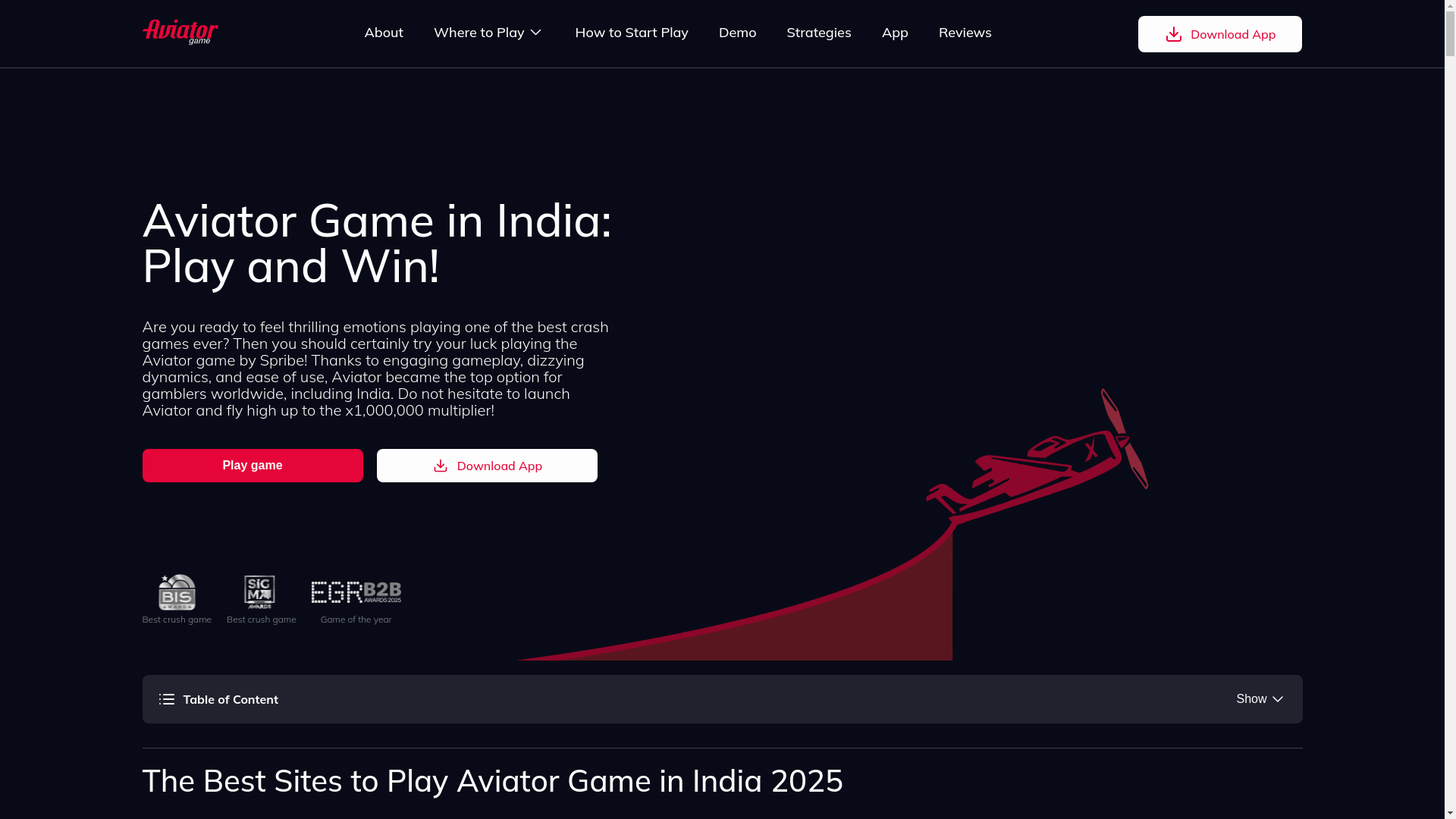 website screenshot of https://india-aviator-game.net/