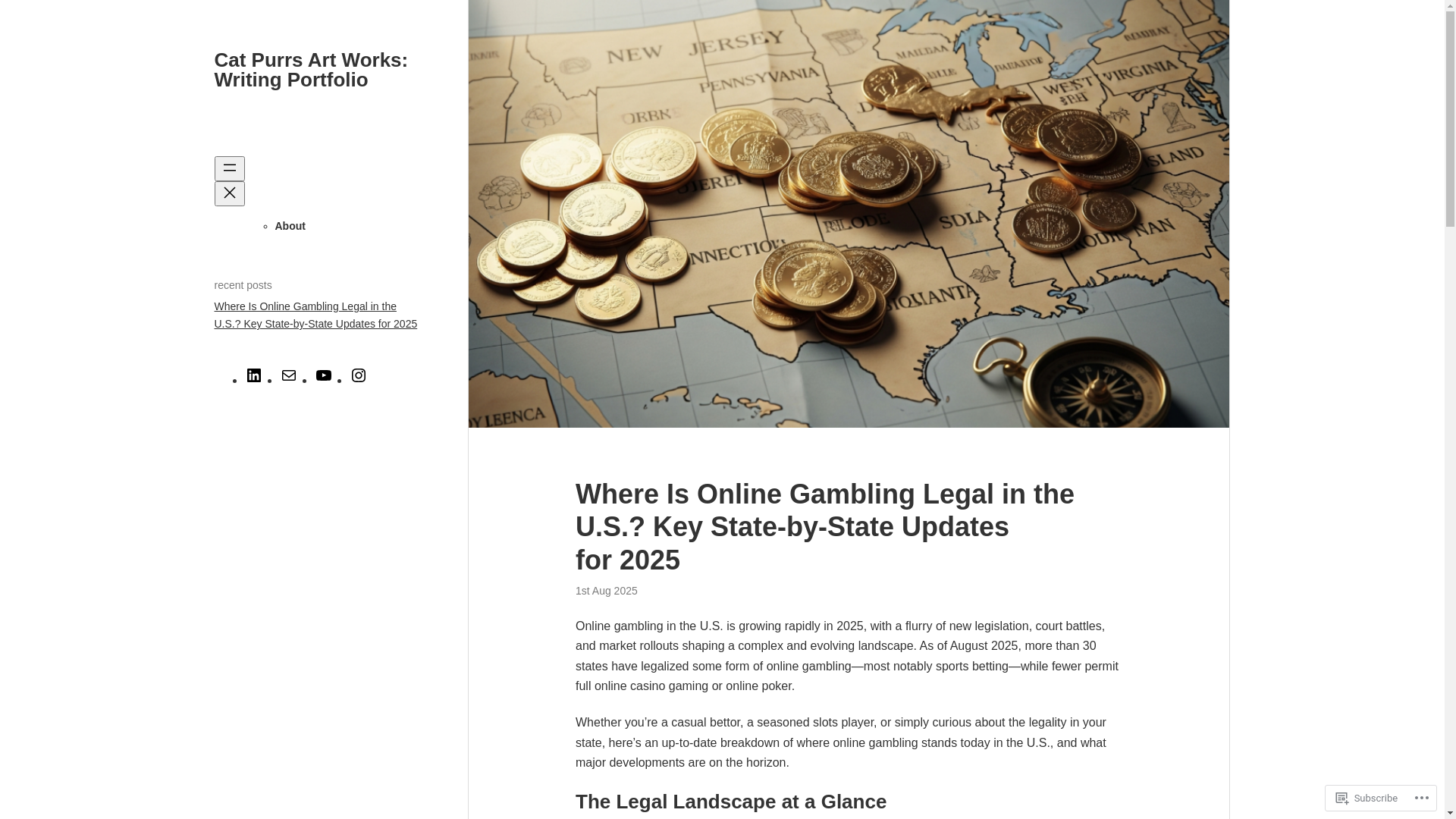 website screenshot of https://catpurrsartworks.blog/