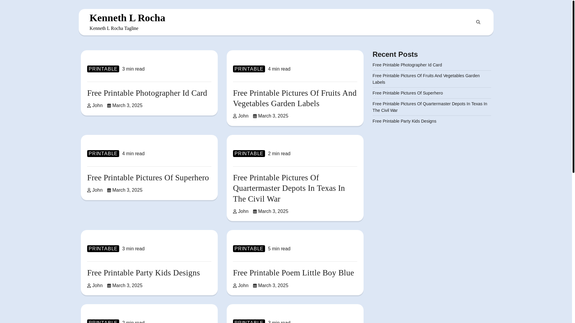 website screenshot of https://kennethlrocham.pages.dev/
