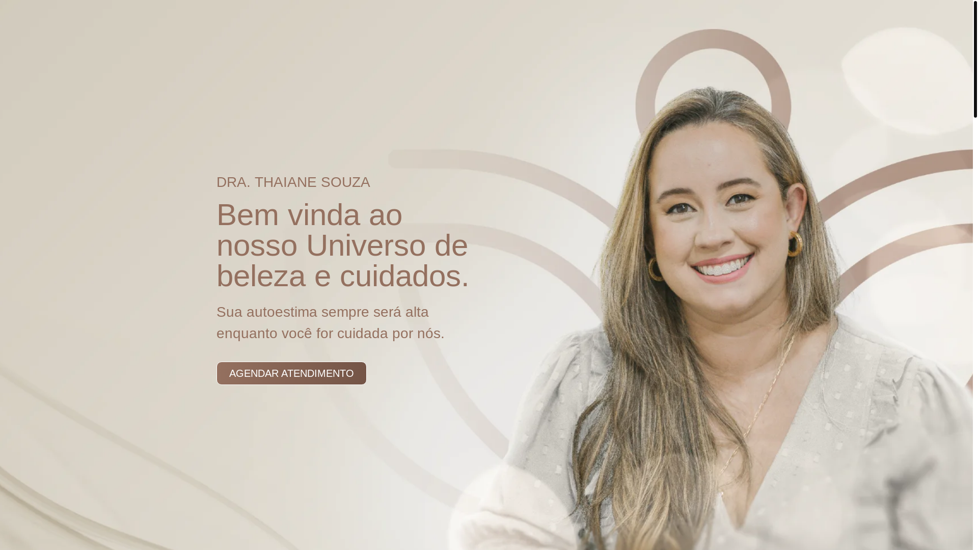 website screenshot of https://drathaianesouza.com/