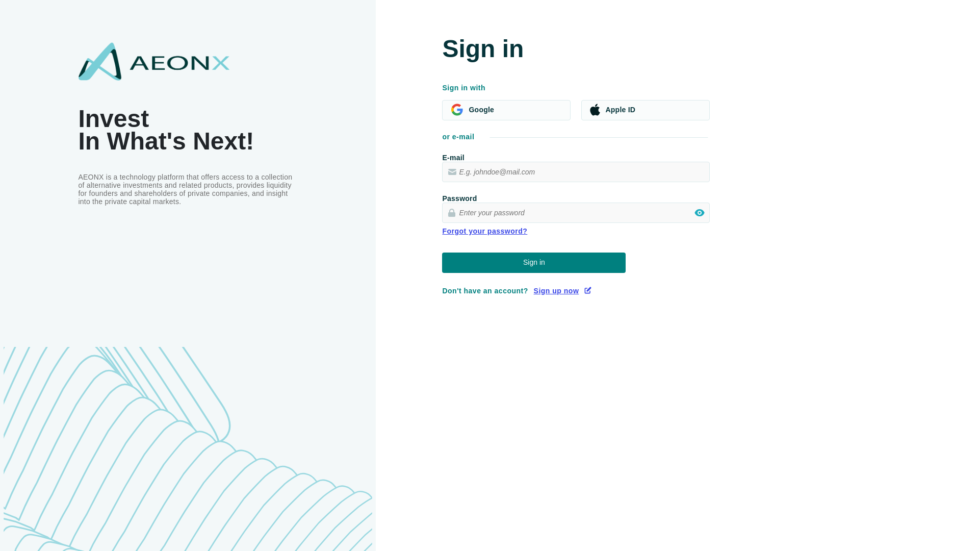 website screenshot of https://aeonx-front-goodstripe.pages.dev/