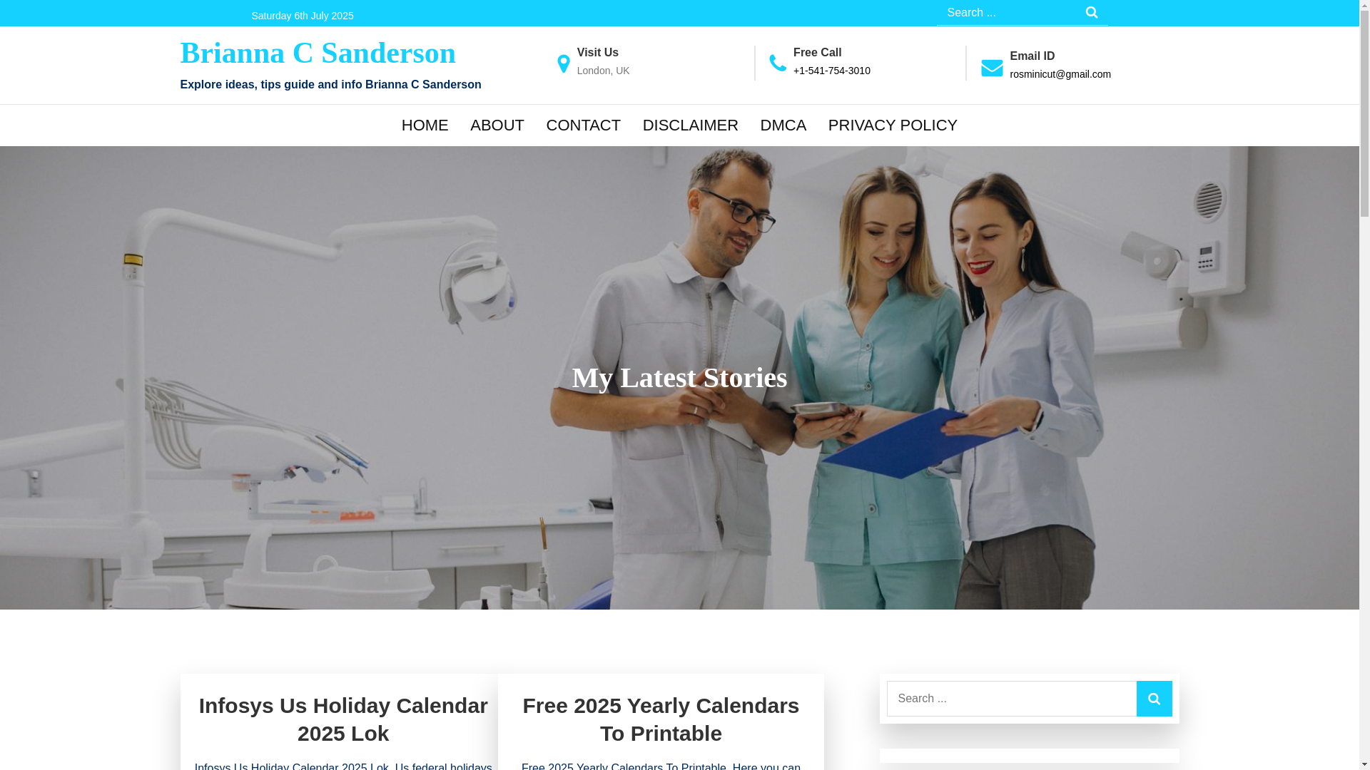 website screenshot of https://briannacsanderson.pages.dev/