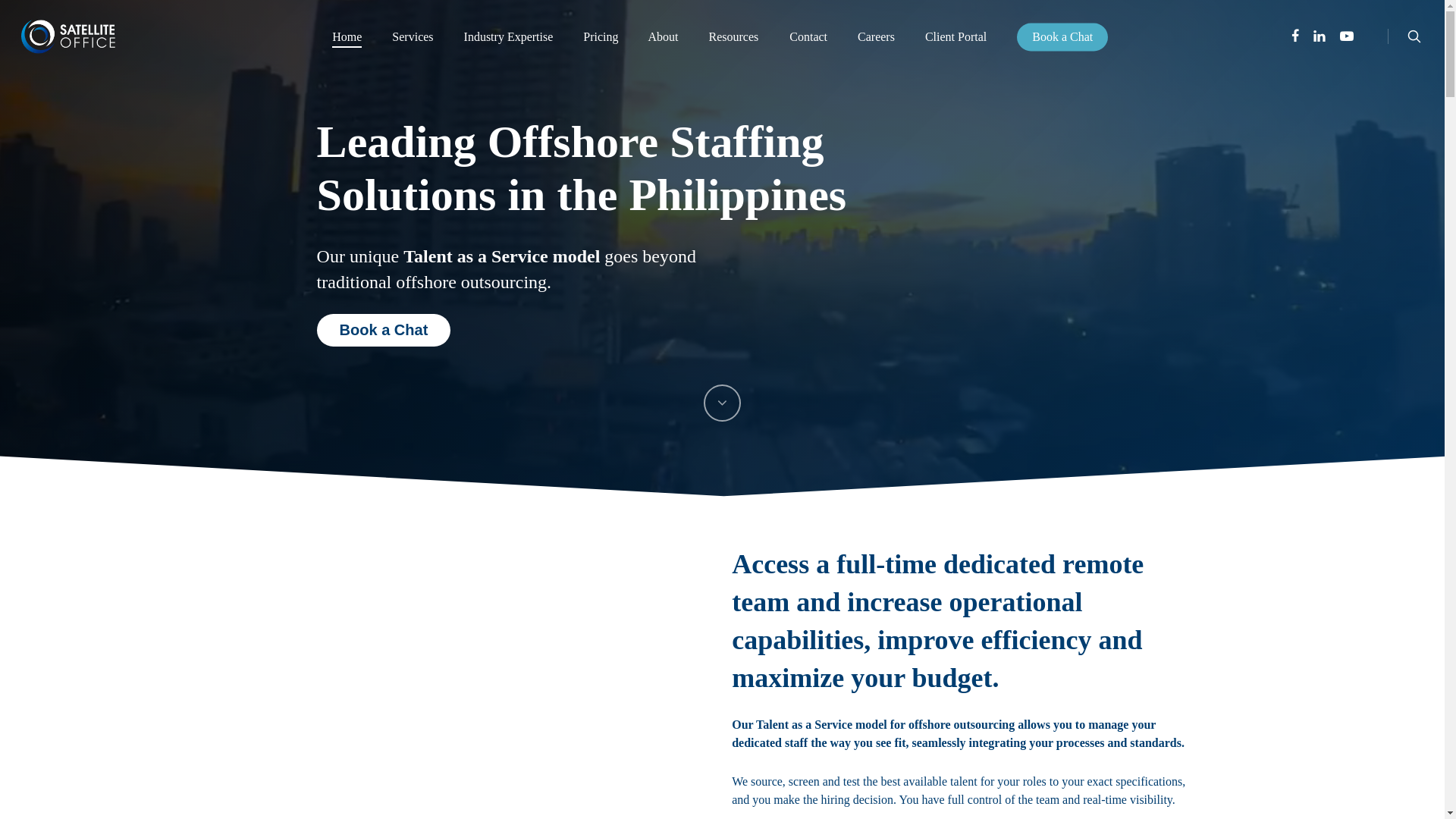 website screenshot of https://satelliteoffice-us.com/