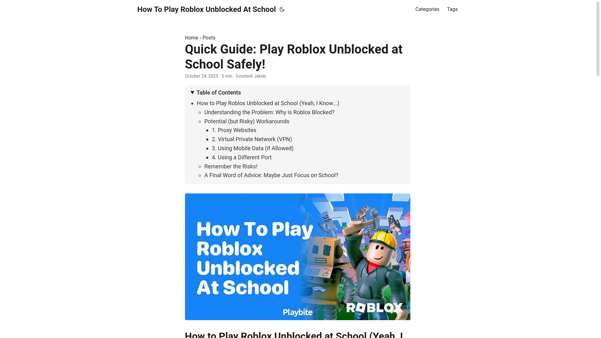 website screenshot of https://how-to-play-roblox-unblocked-at-school.pages.dev/
