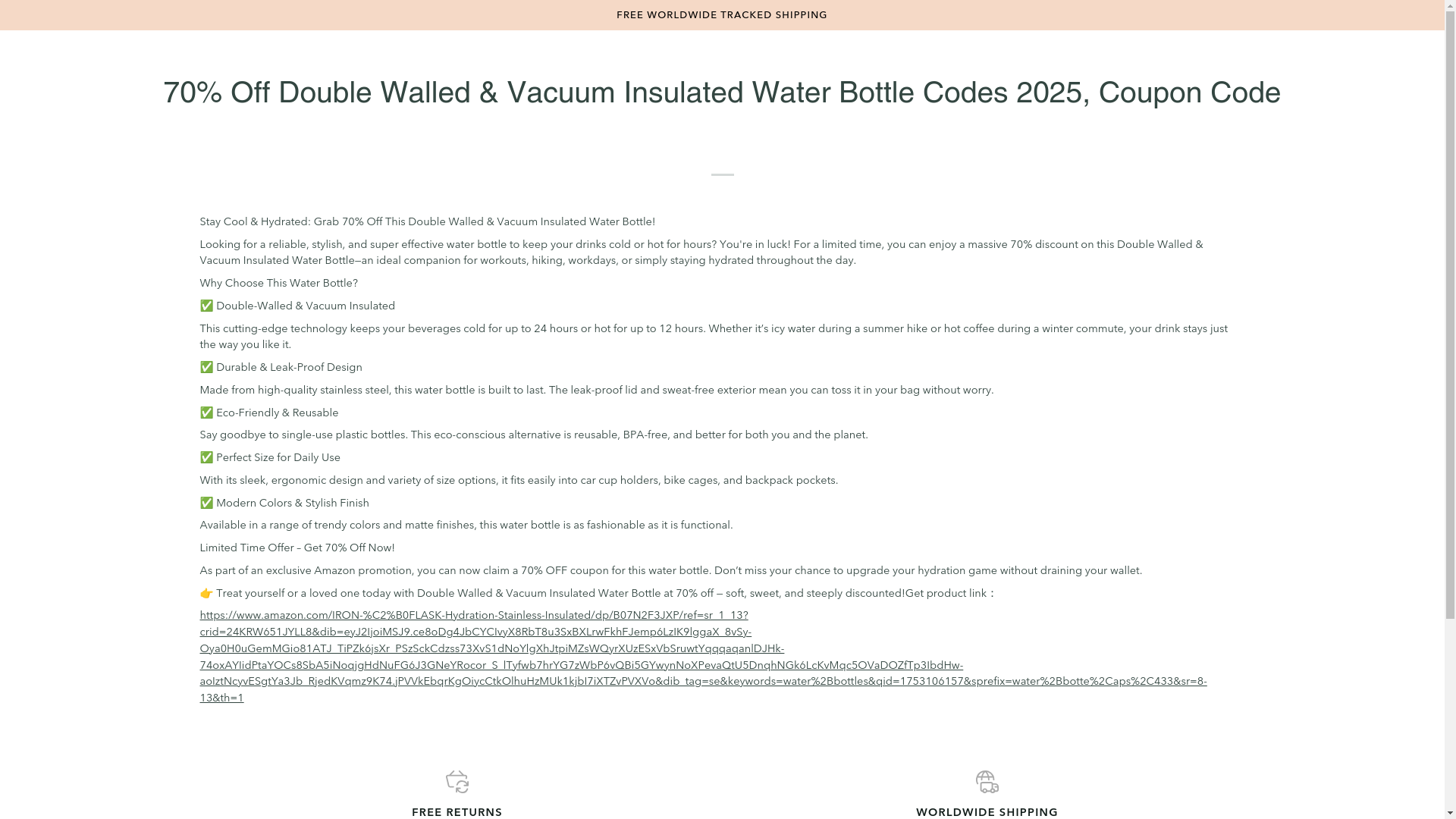 website screenshot of https://drinkclrkuls.shop/