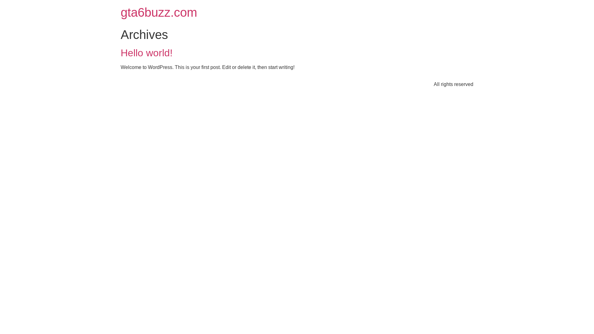 website screenshot of https://gta6buzz.net/