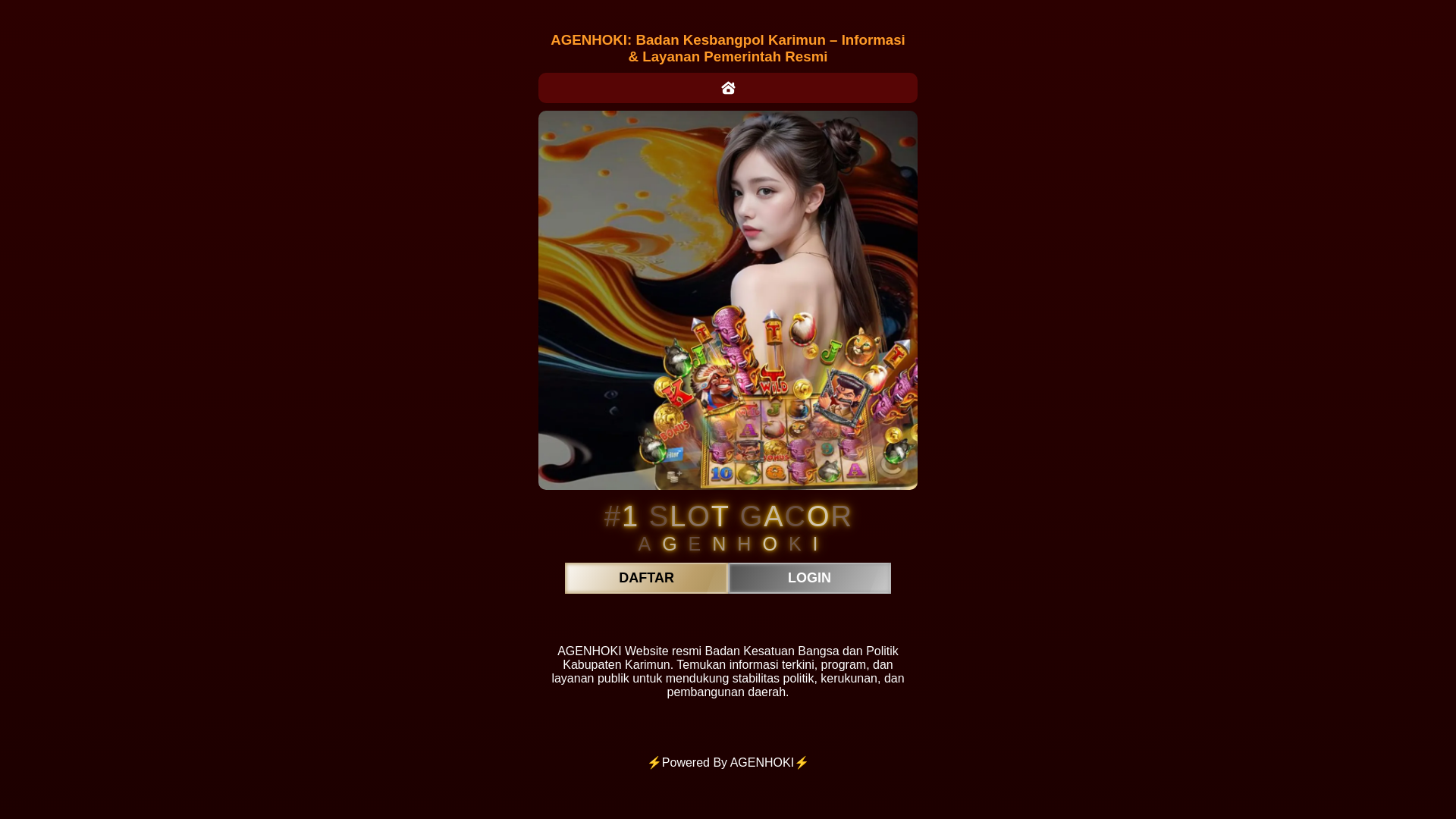 website screenshot of https://agenhoki-karimunkab.pages.dev/
