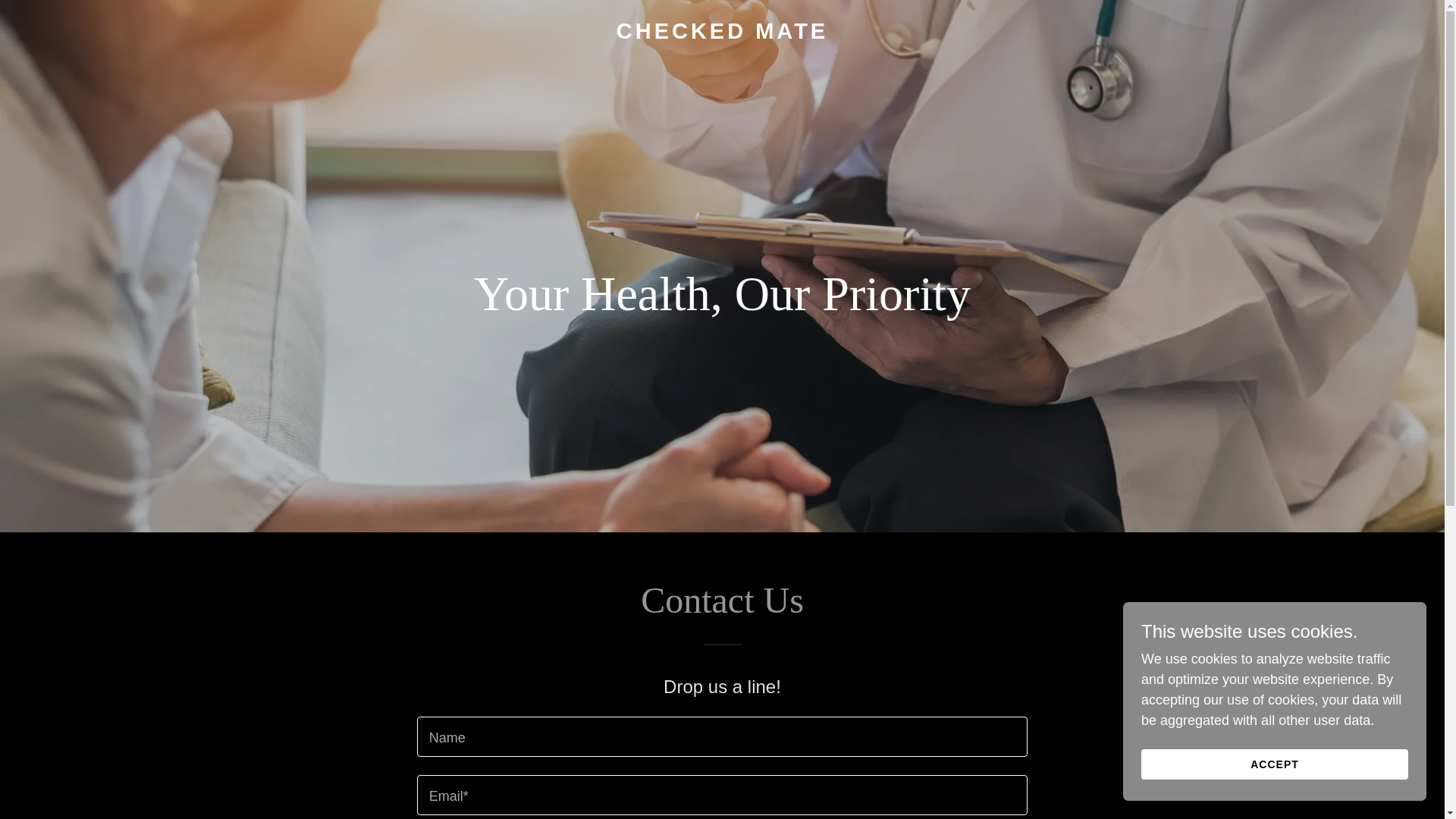 website screenshot of https://getcheckedmate.com/