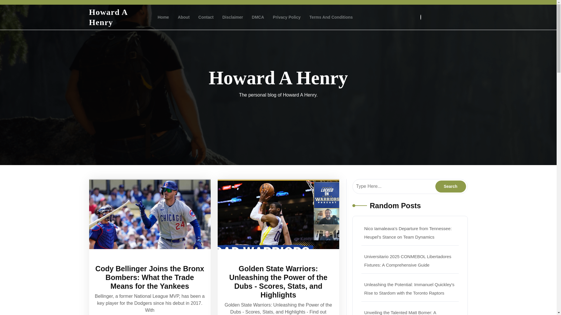 website screenshot of https://howardahenryy.pages.dev/