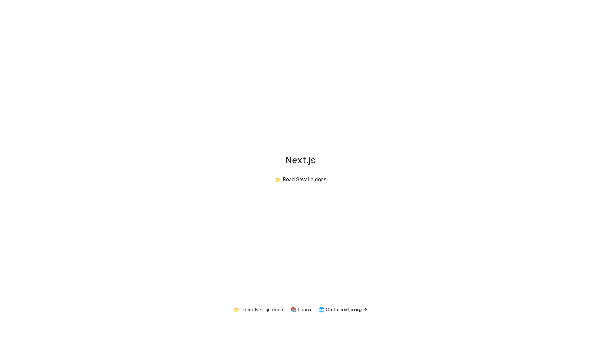 website screenshot of https://nextjs-yyj7s.sevalla.app