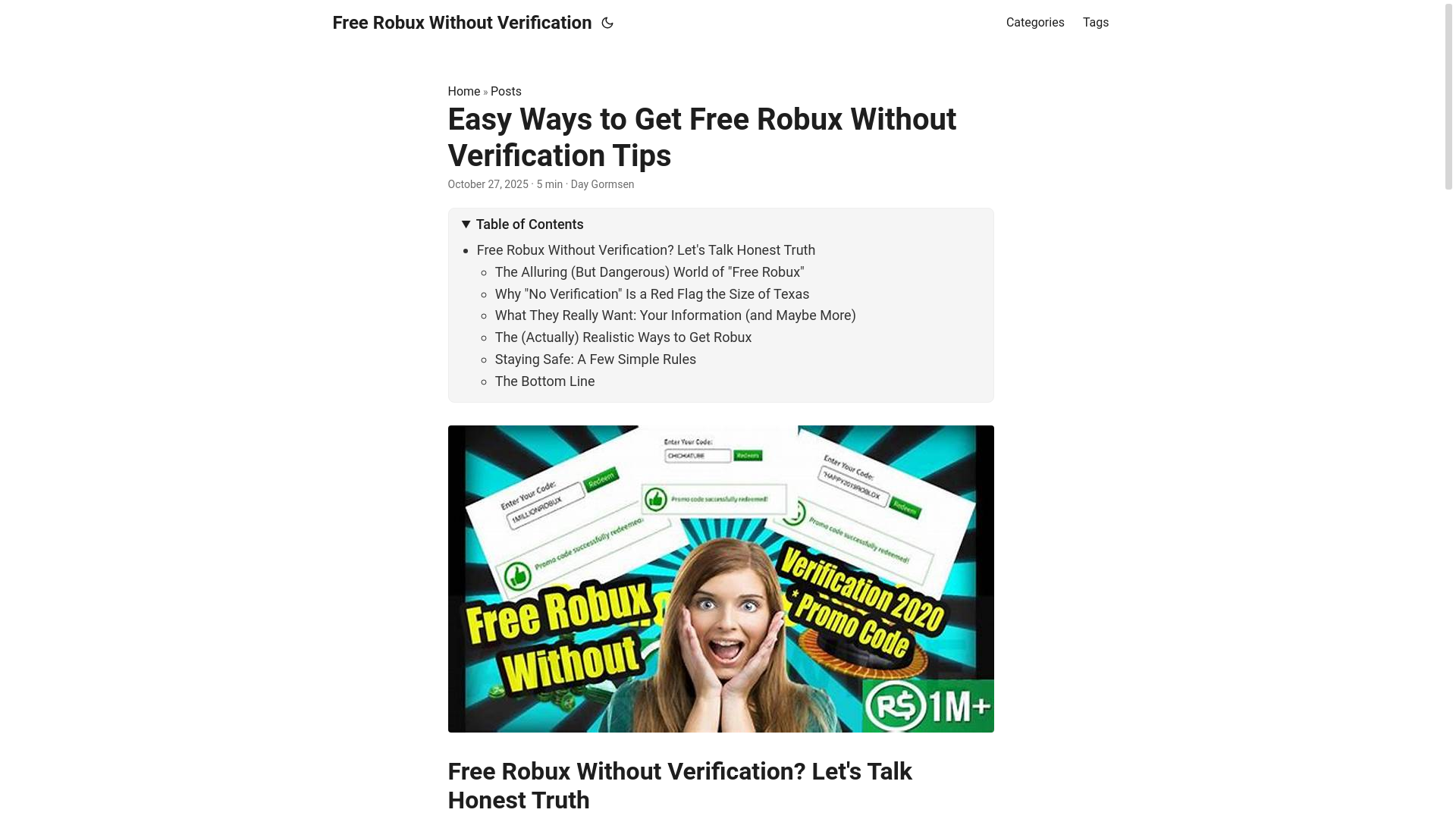 website screenshot of https://free-robux-without-verification.pages.dev/