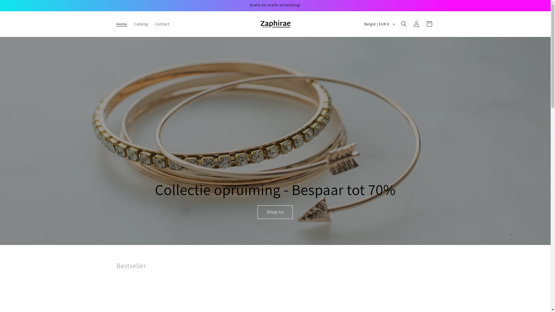 website screenshot of https://zaphirae-designs.com/