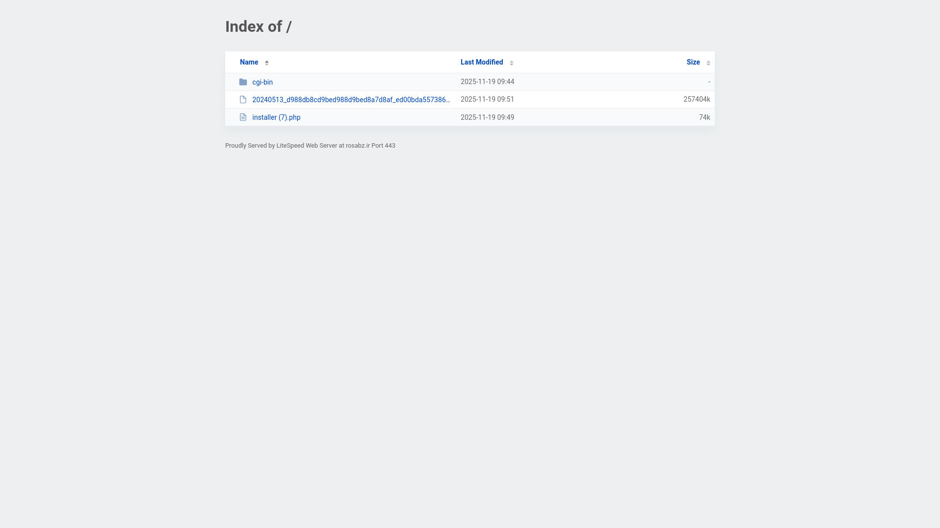 website screenshot of https://rosabz.ir/