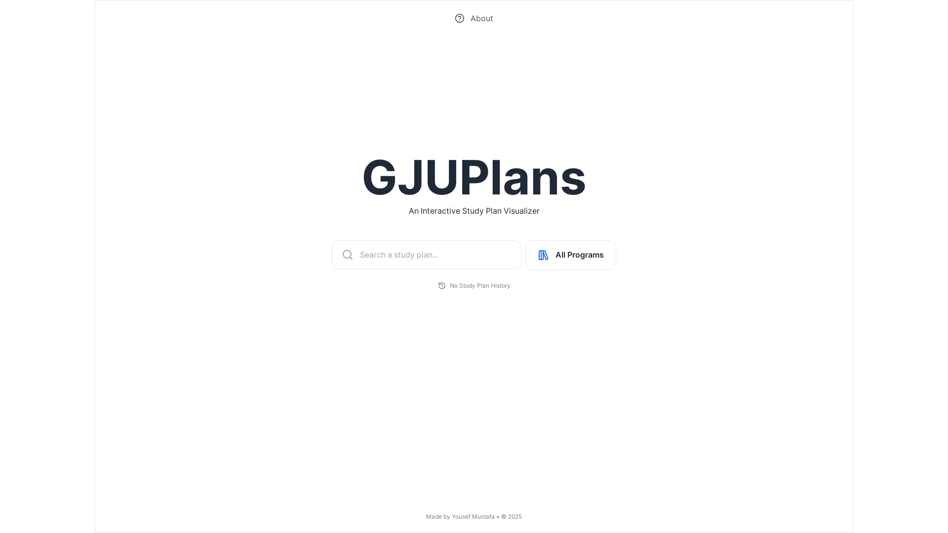 website screenshot of https://gjuplans.pages.dev/