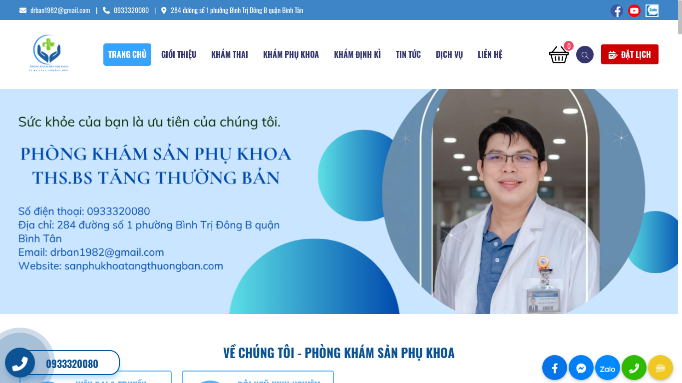 website screenshot of https://sanphukhoatangthuongban.com/