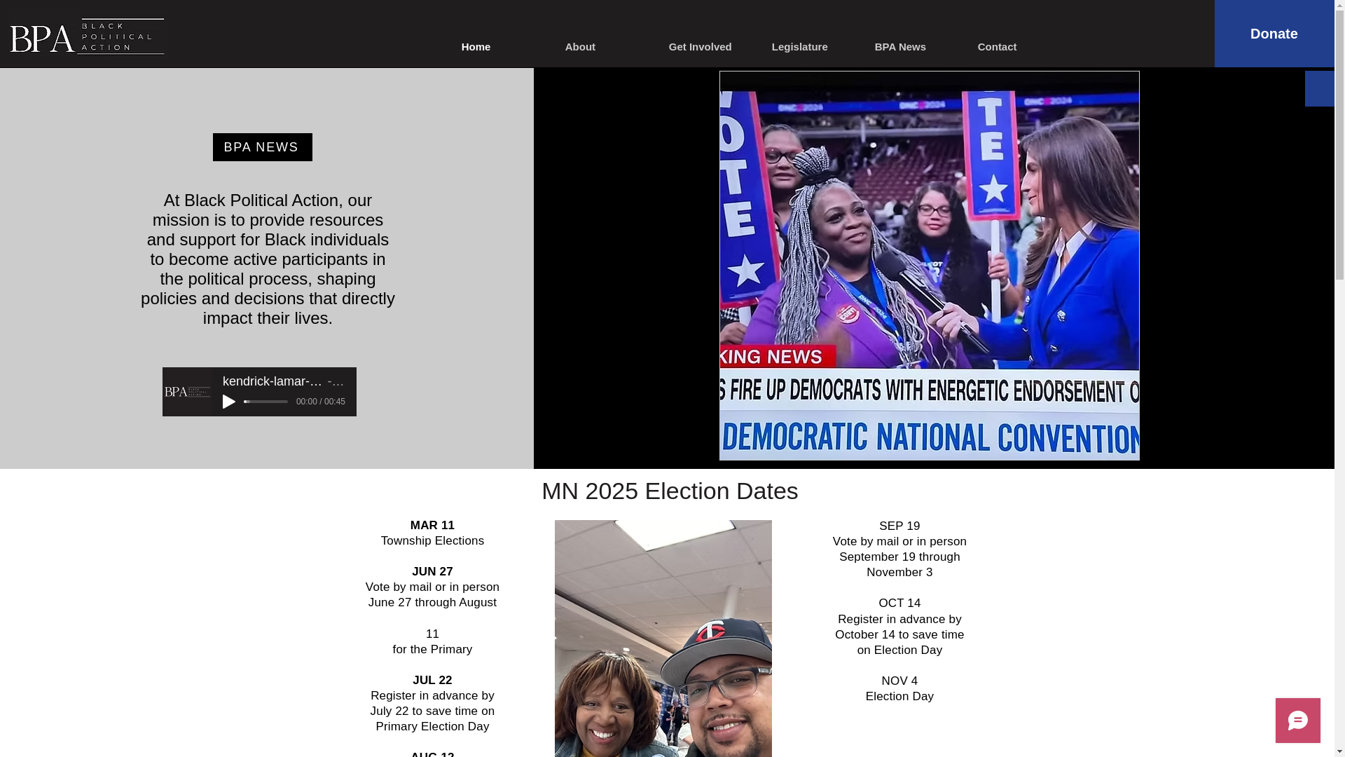website screenshot of https://bpamn.org/
