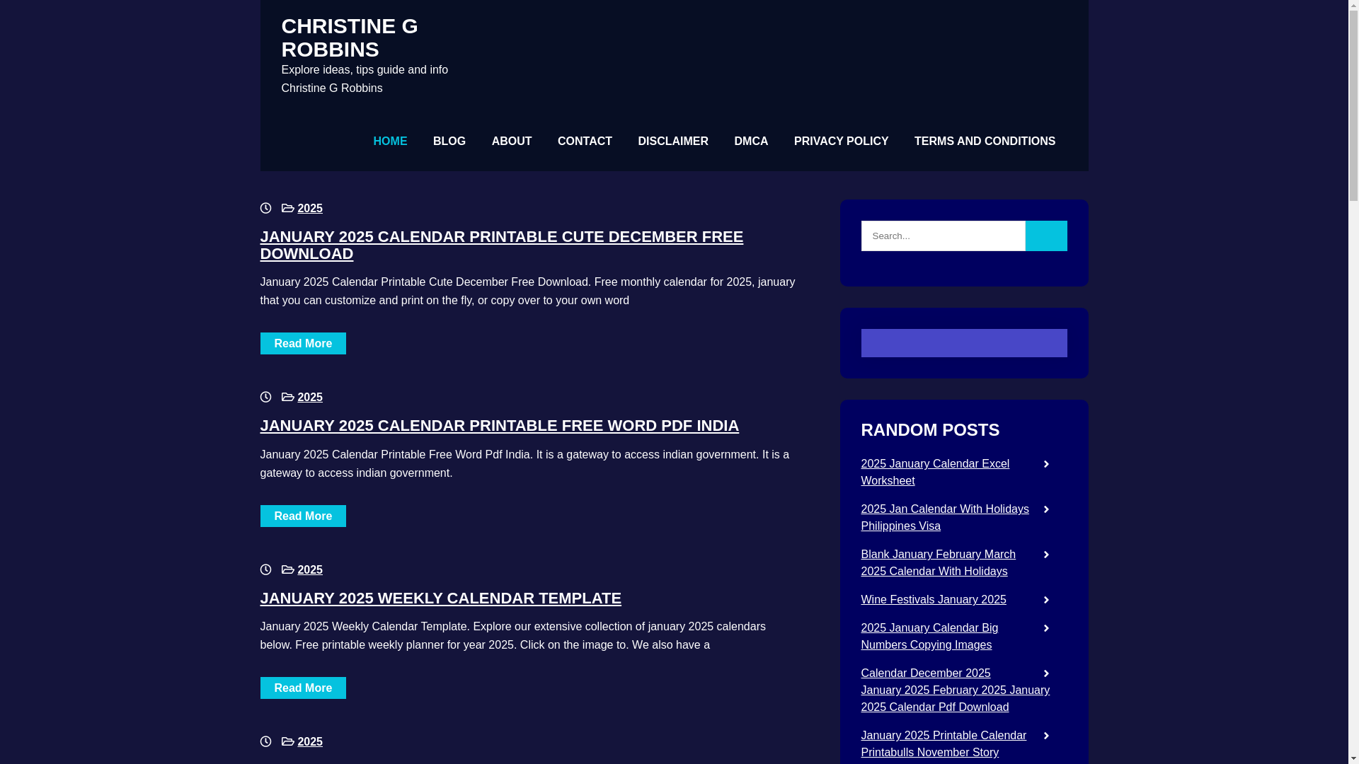 website screenshot of https://christinegrobbinsp.pages.dev/