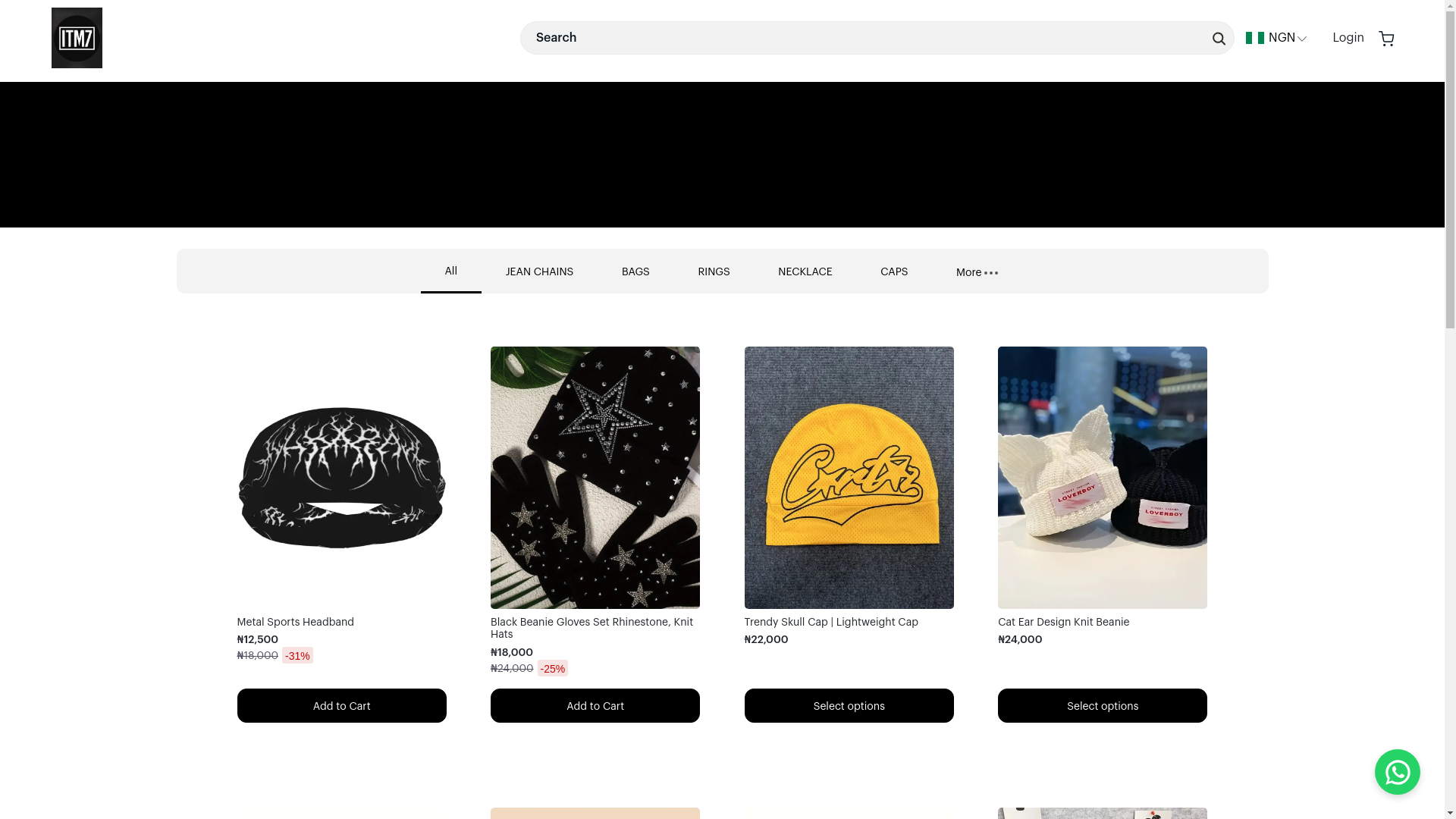 website screenshot of https://officialitem7.com.ng/