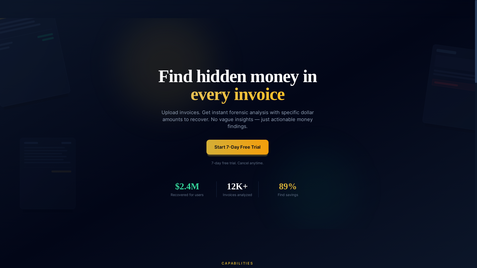website screenshot of https://invoice2story.com/
