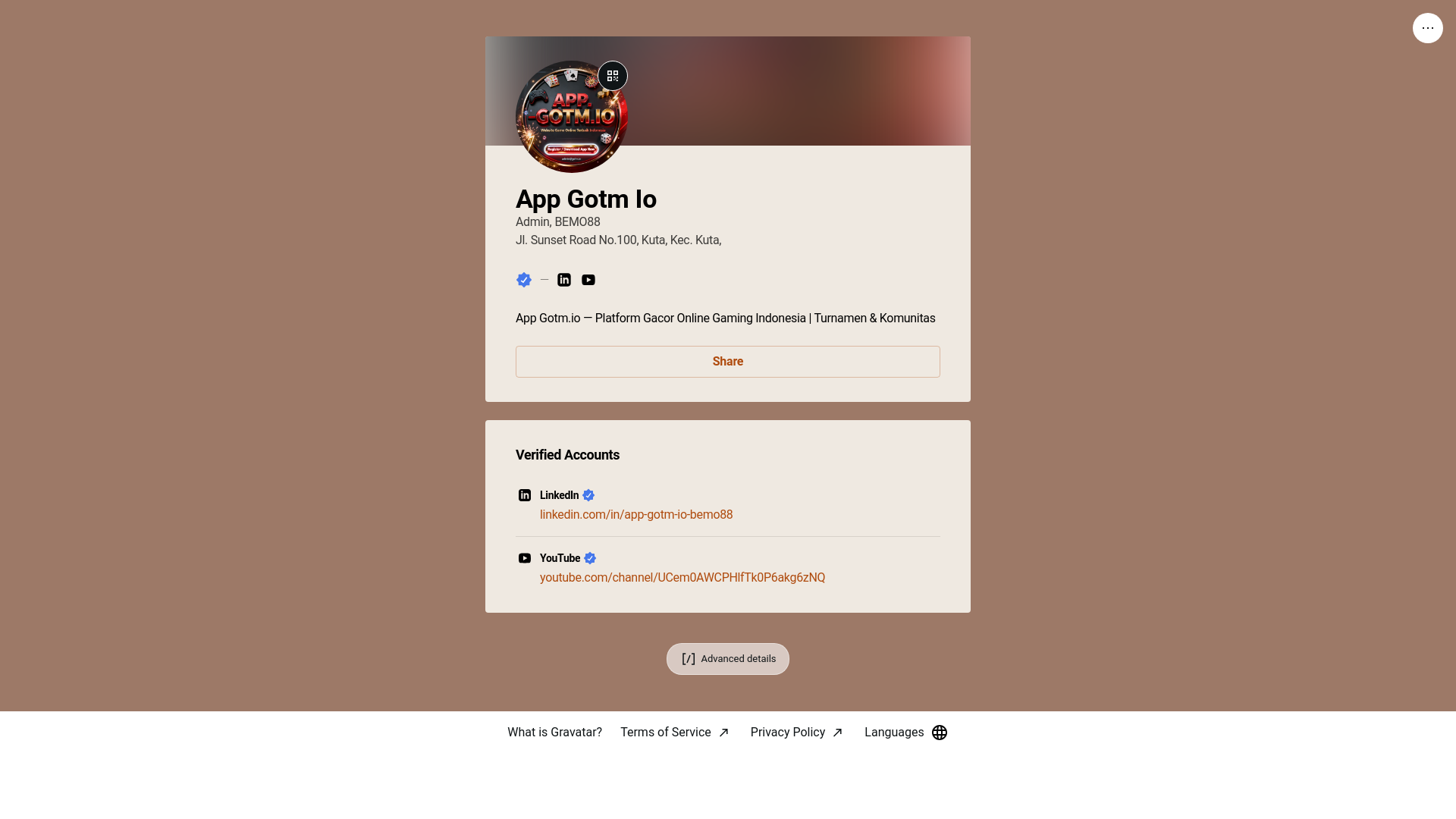website screenshot of https://appgotmio.link/