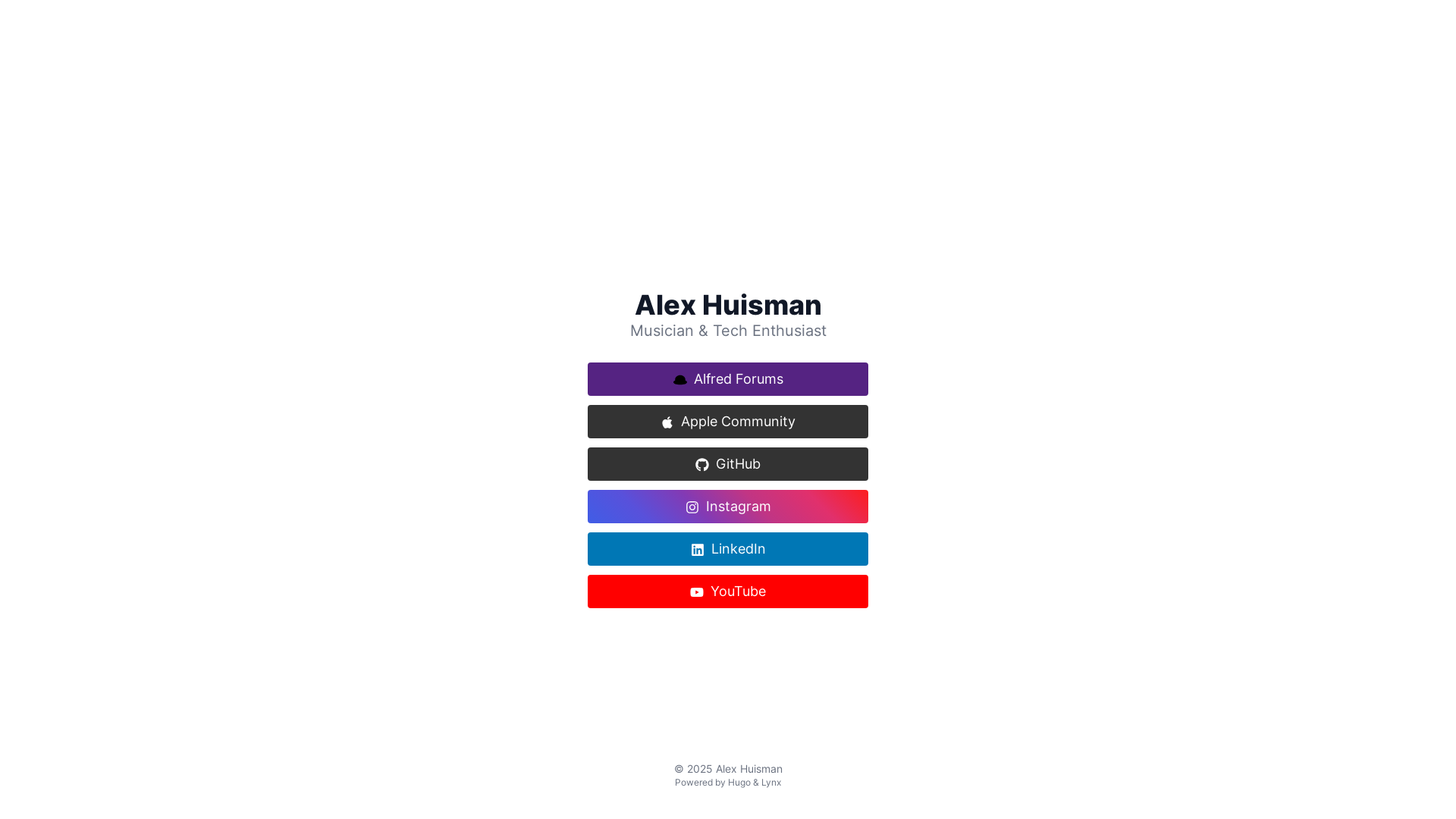 website screenshot of https://alexhuisman21.pages.dev/