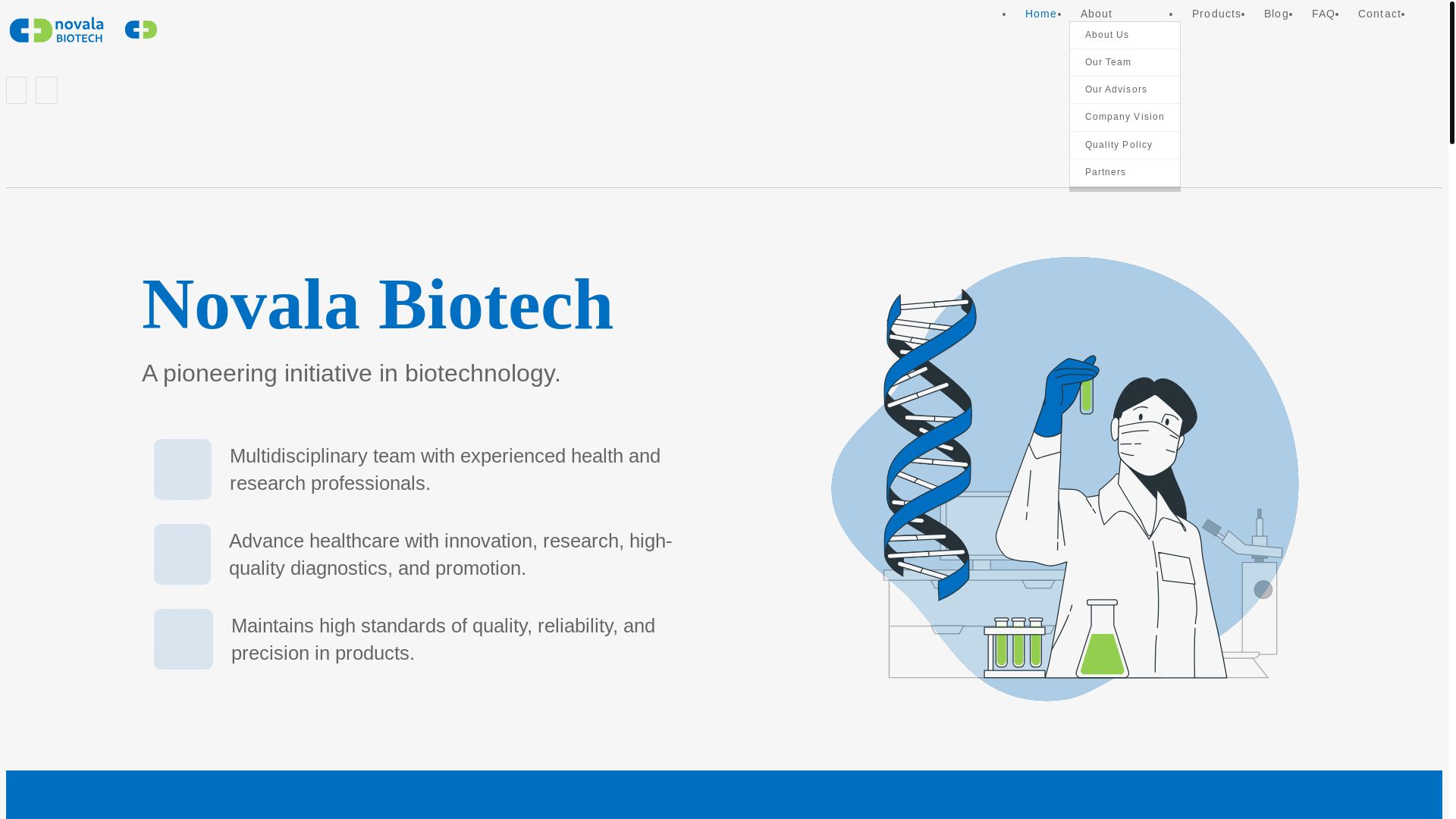 website screenshot of https://novalabiotech.pages.dev/