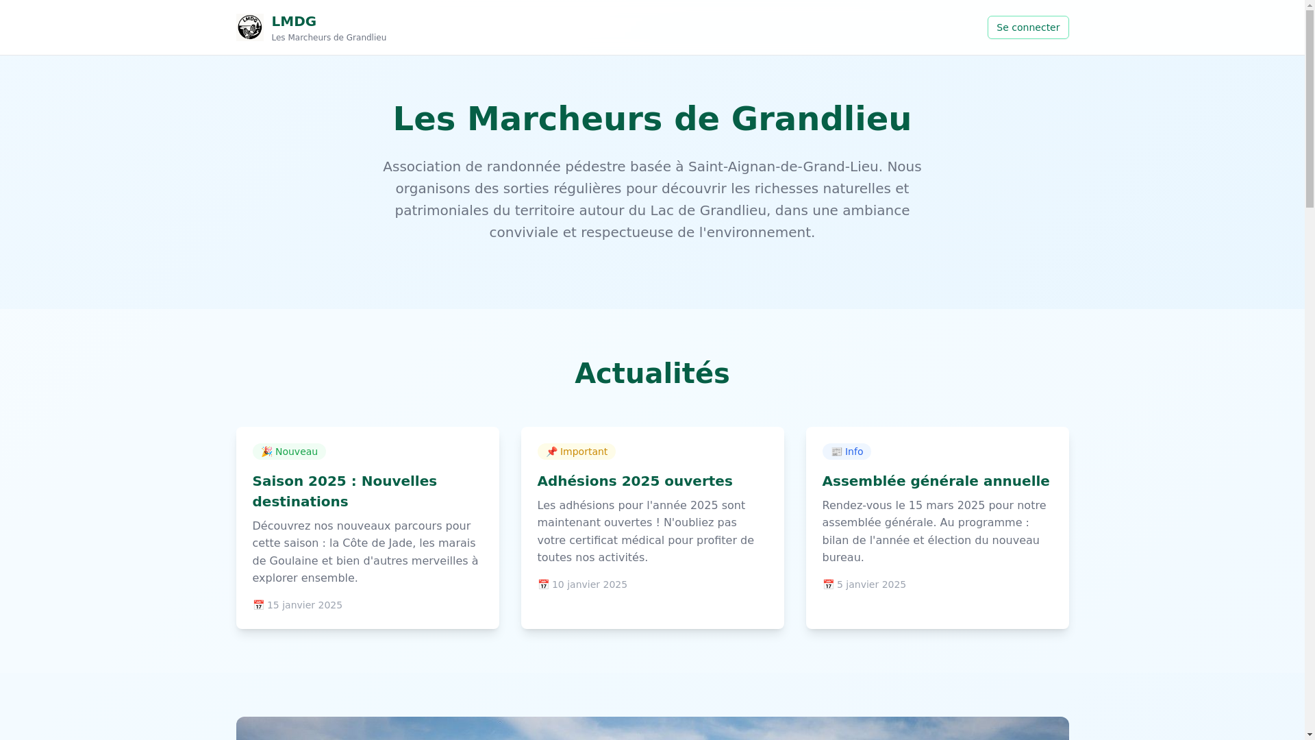 website screenshot of https://les-marcheurs-de-grandlieu.pages.dev/