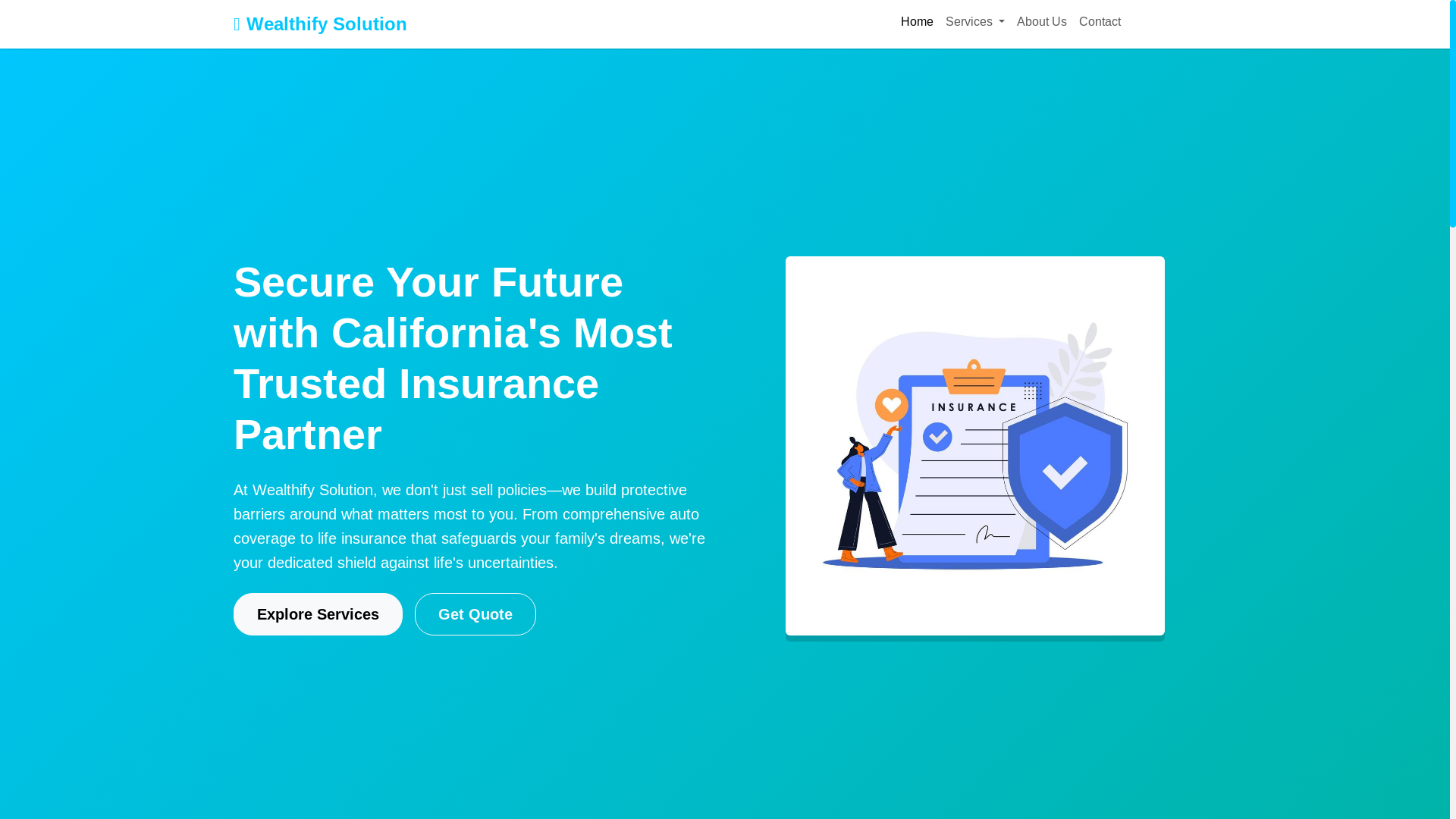website screenshot of https://wealthifysolution.pages.dev/
