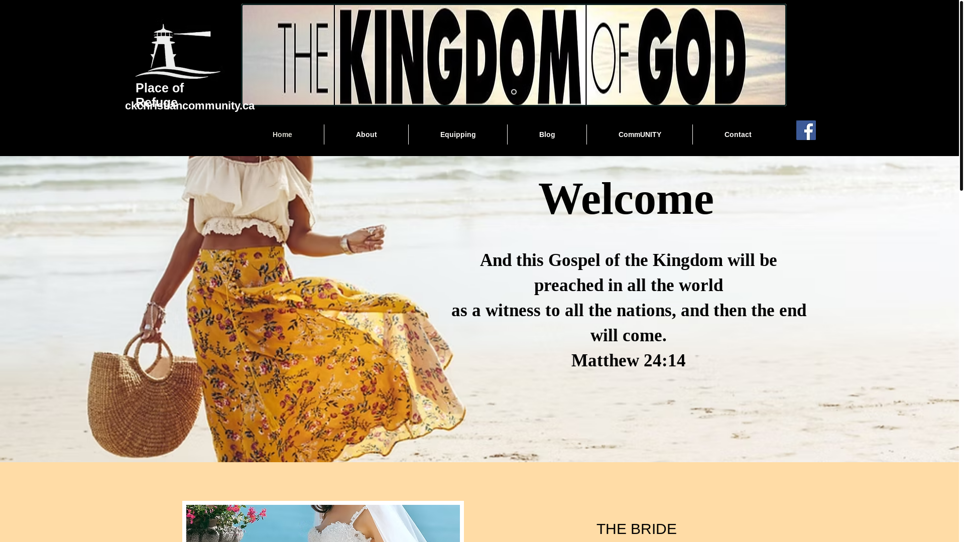 website screenshot of https://ckchristiancommunity.ca/