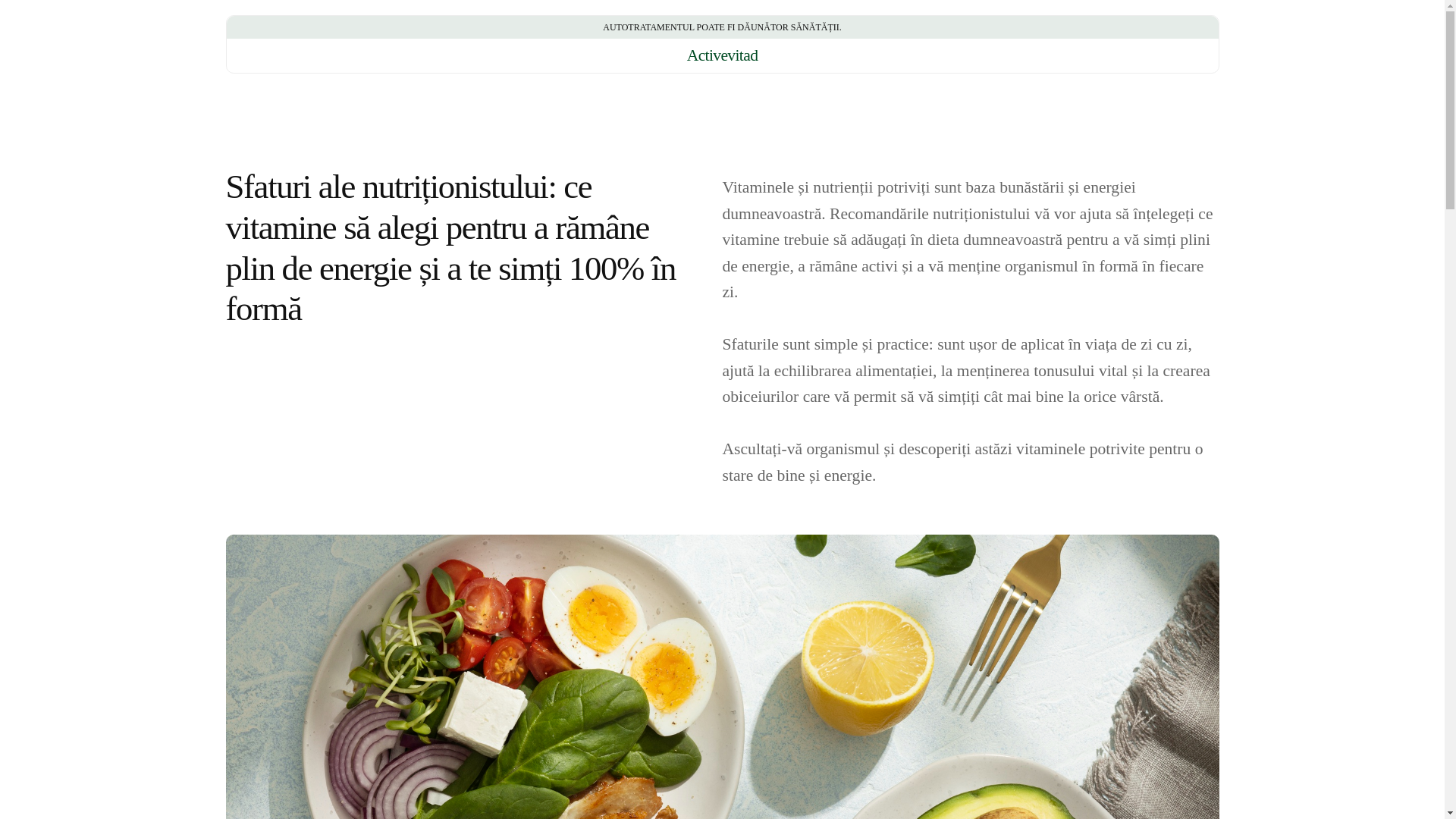 website screenshot of https://activevitad.info/
