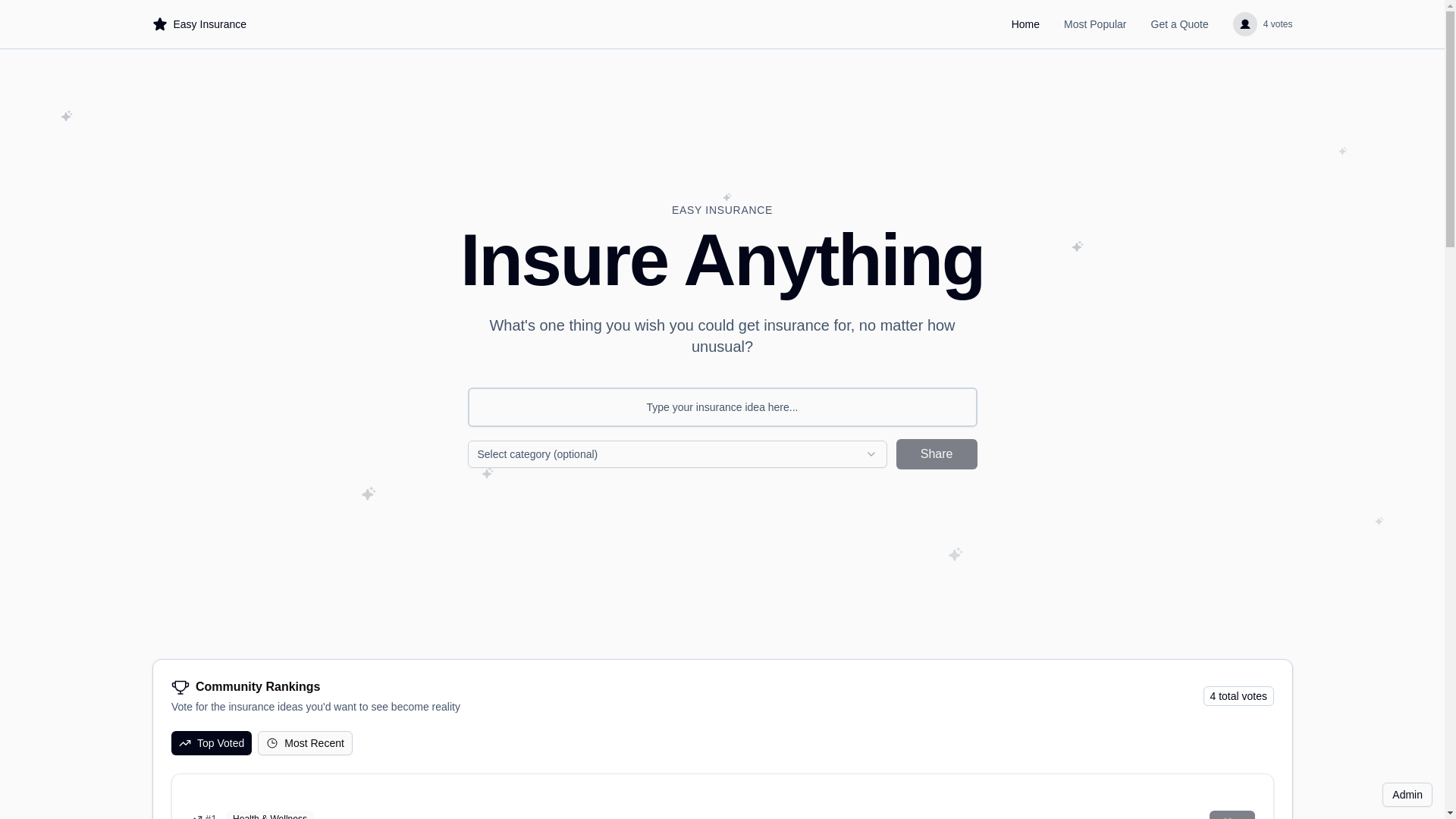 website screenshot of https://insurance-idea-colle.pages.dev/