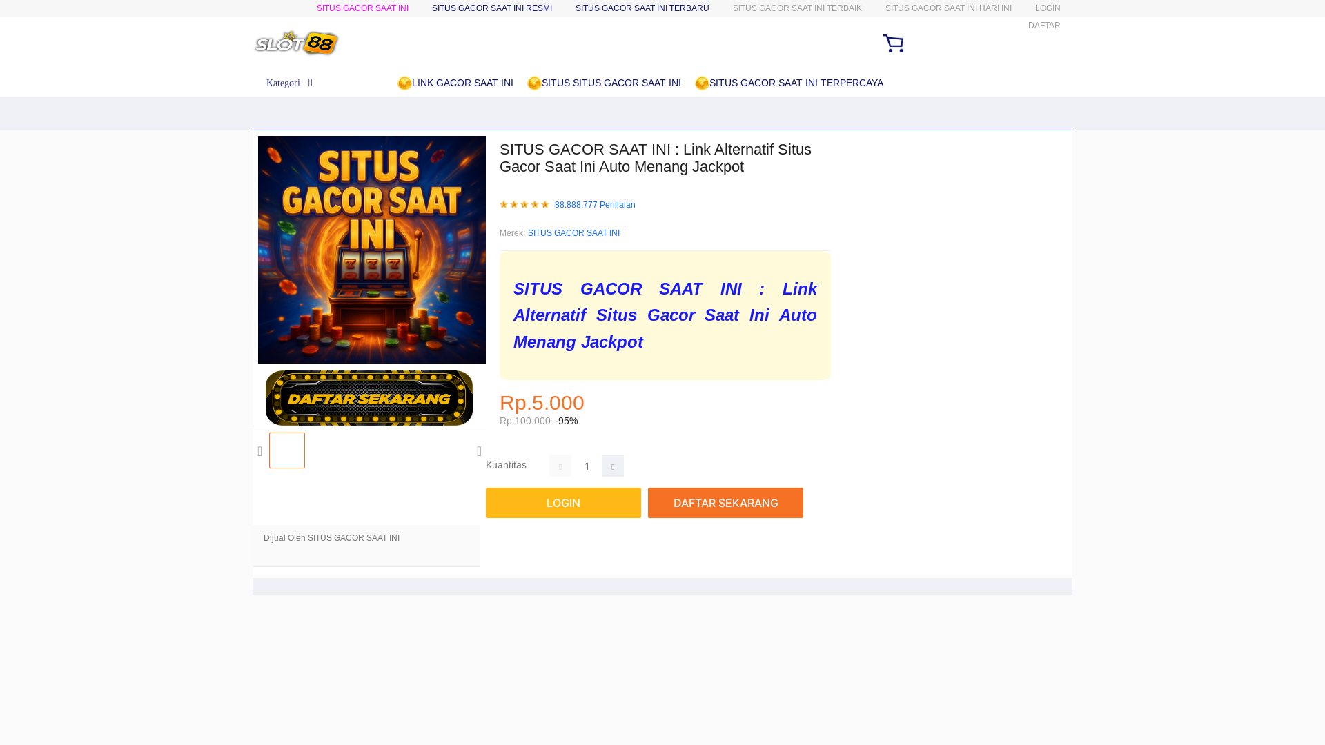 website screenshot of https://situsgacorsaatini.pages.dev/