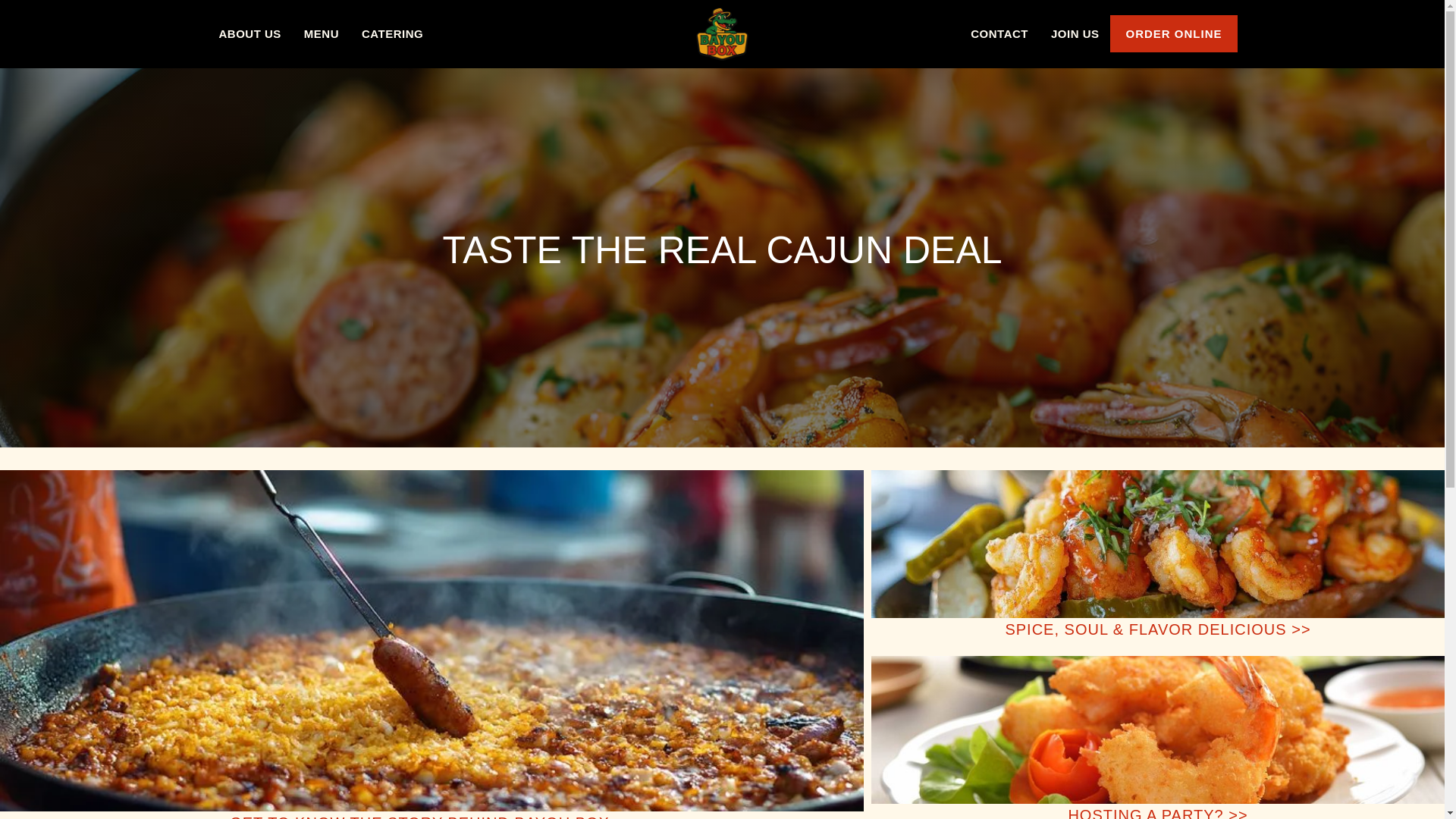 website screenshot of https://realbayoubox.com/