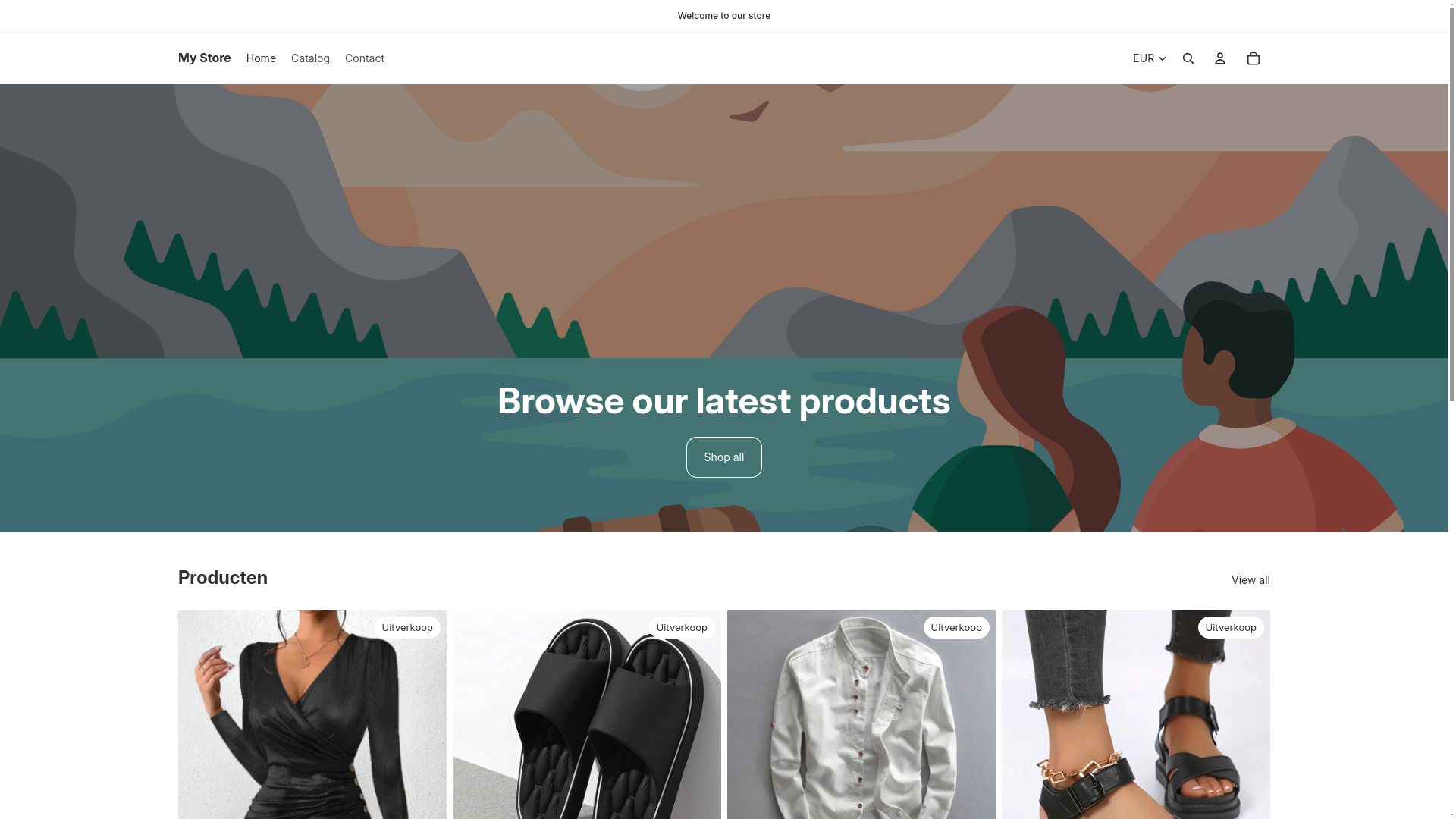 website screenshot of https://frank-outlet.com/