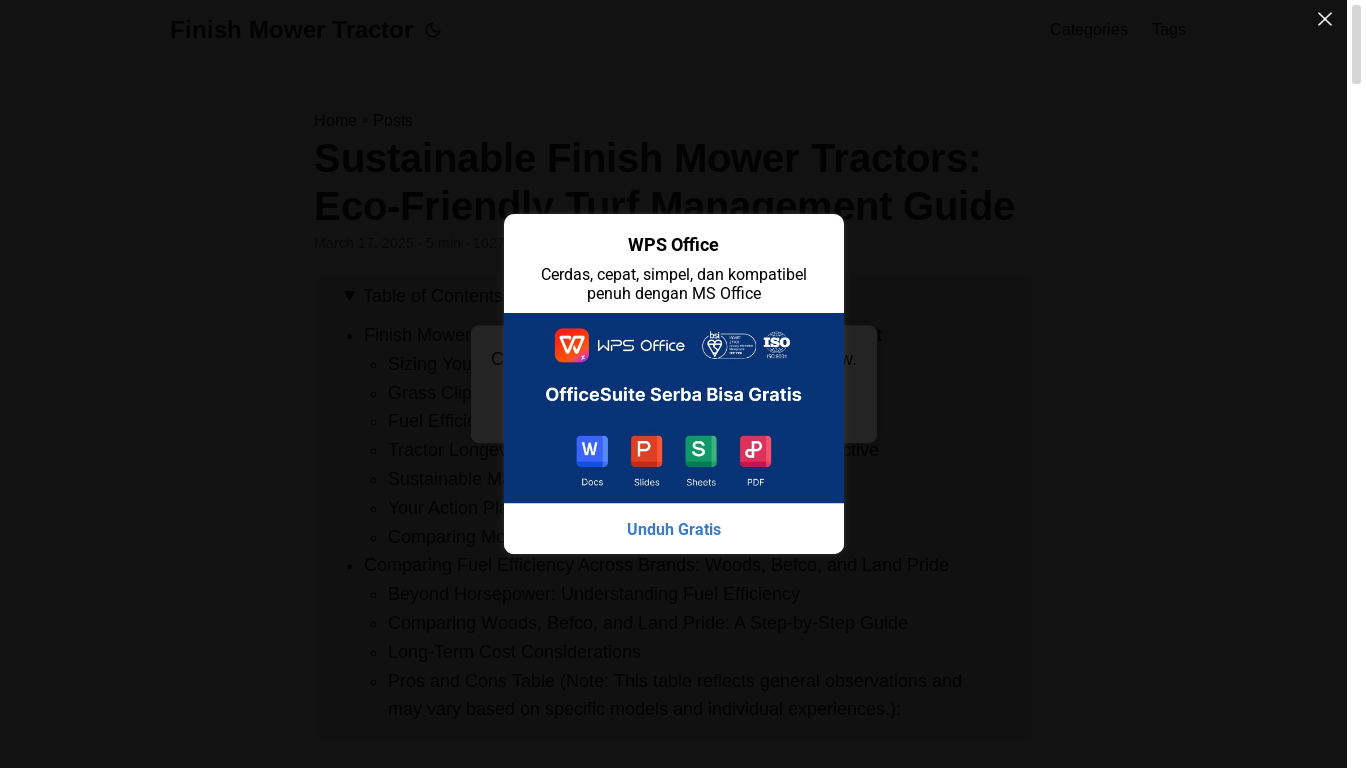 website screenshot of https://finish-mower-tractor.pages.dev/