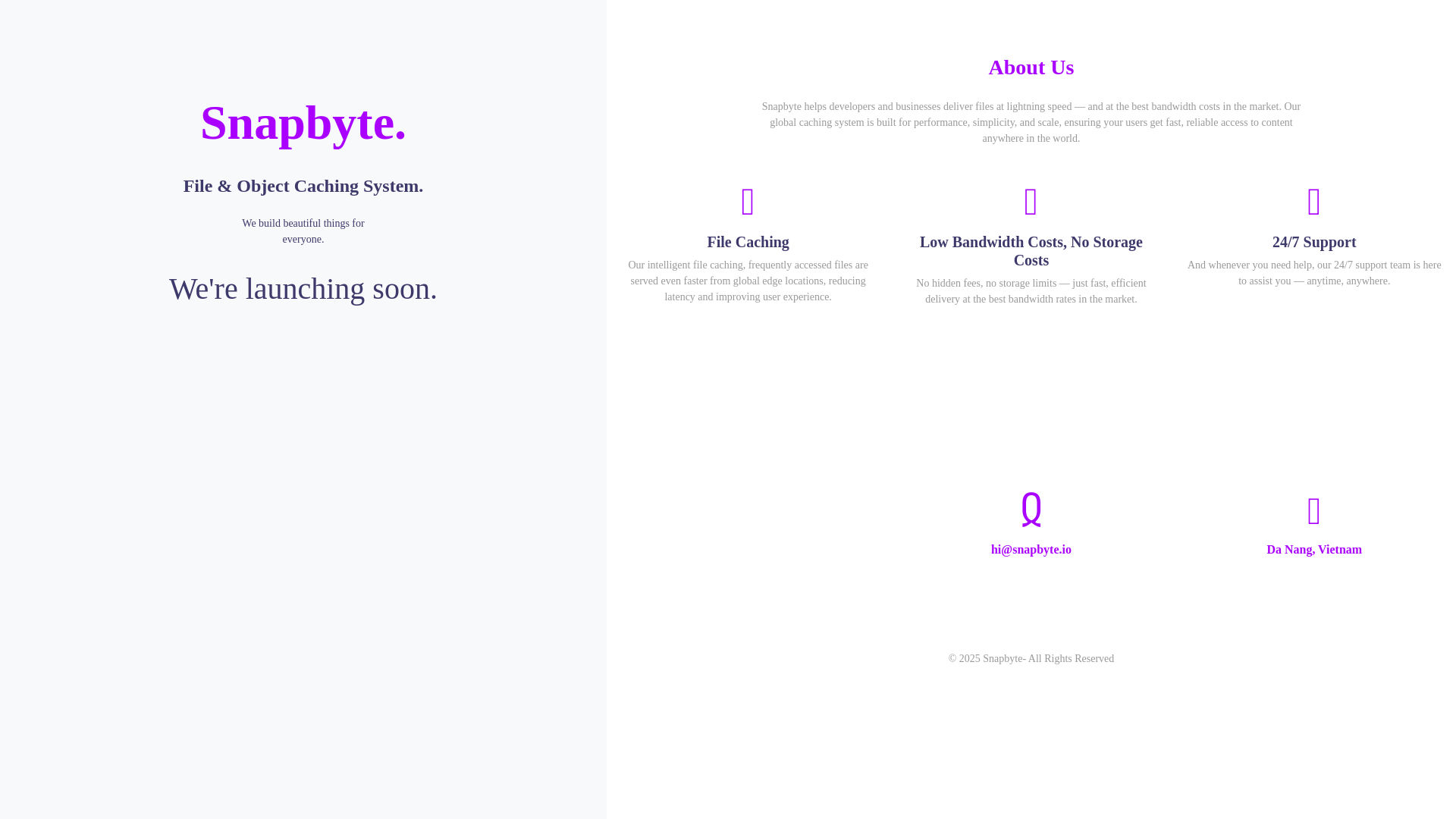 website screenshot of https://snapbyte.pages.dev/