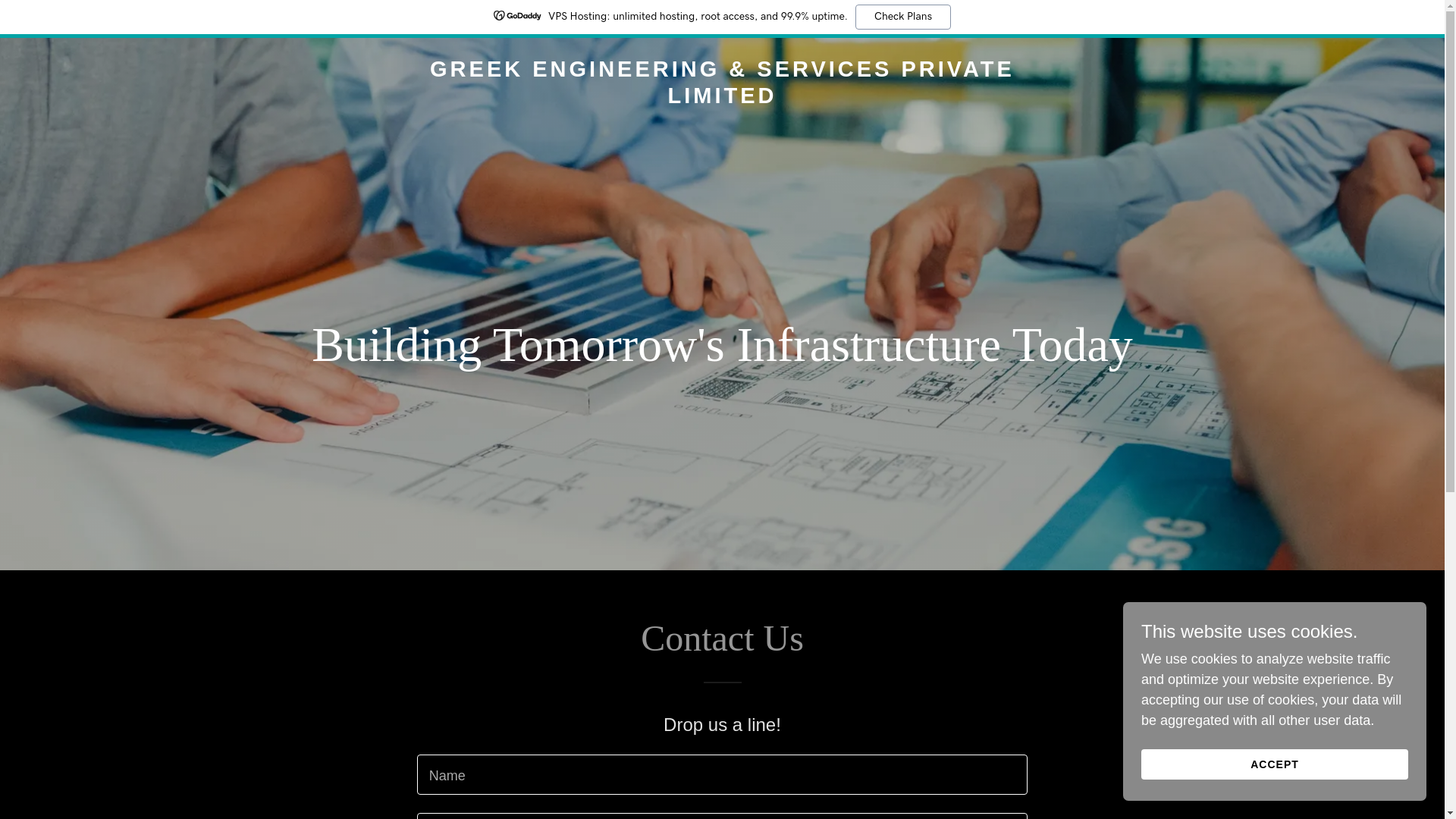 website screenshot of https://greekengservices.com/
