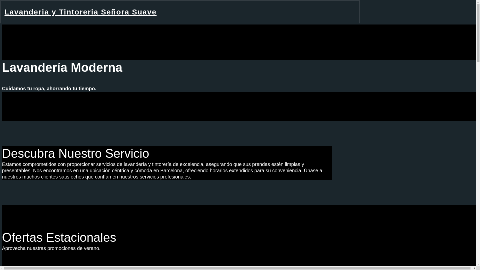 website screenshot of https://senyorasuave.com/