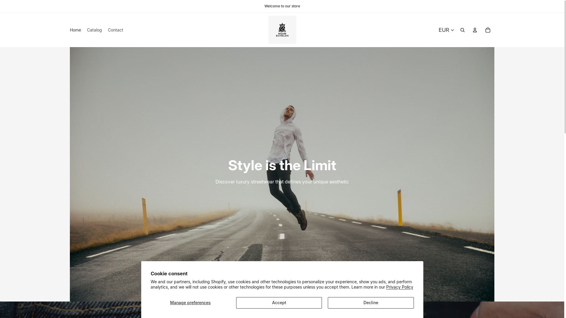 website screenshot of https://noireche.com/